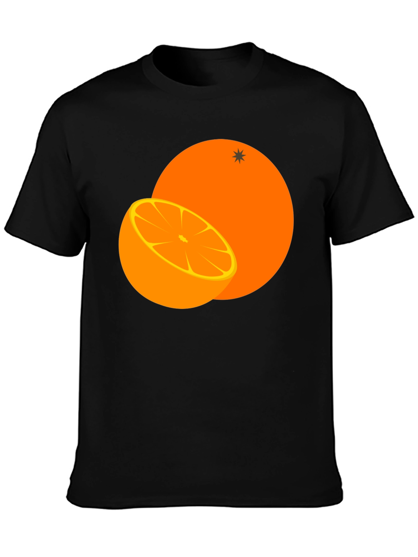 Black Orange Graphic Tee - Fresh & Fruity view 3