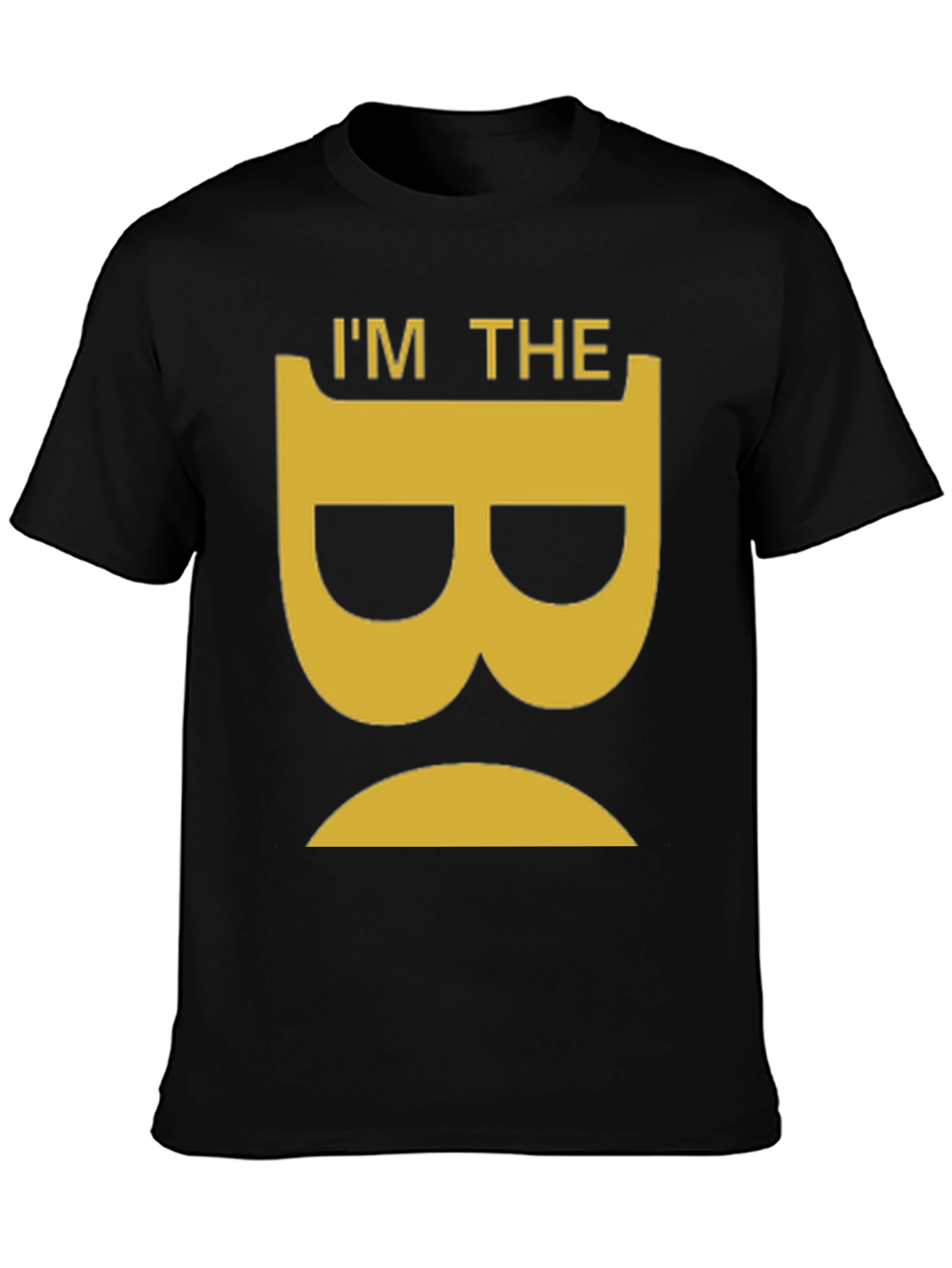Black I'm The B Shirt - Funny Graphic Tee view 3