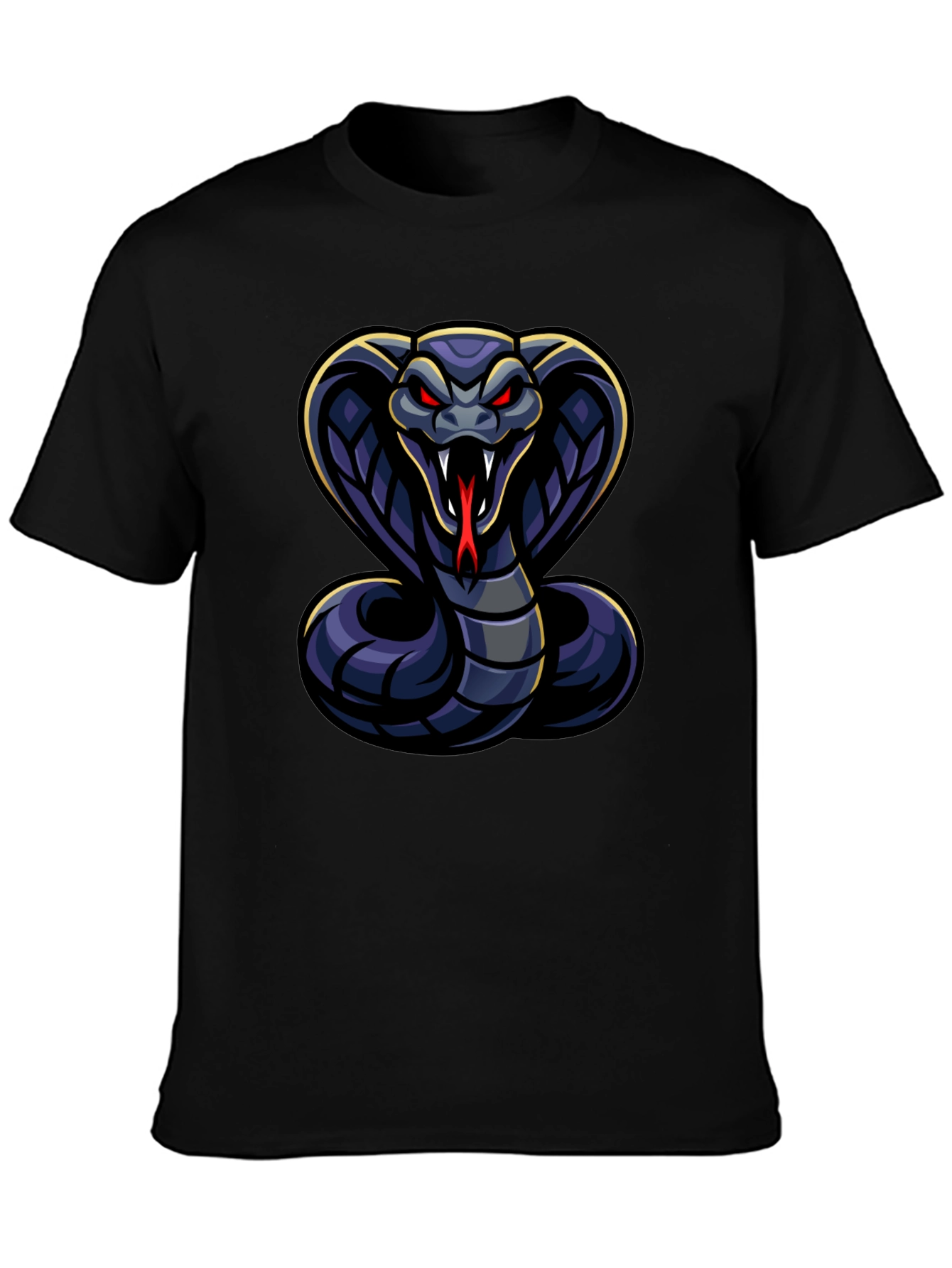 Cobra Graphic T-Shirt - Men's Black Tee - 3