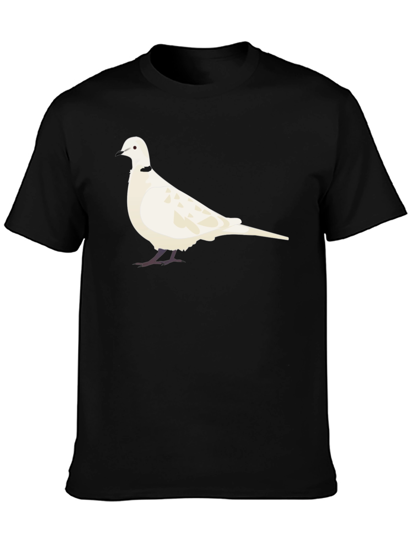 Black Dove Graphic Tee - Black Cotton Blend view 3