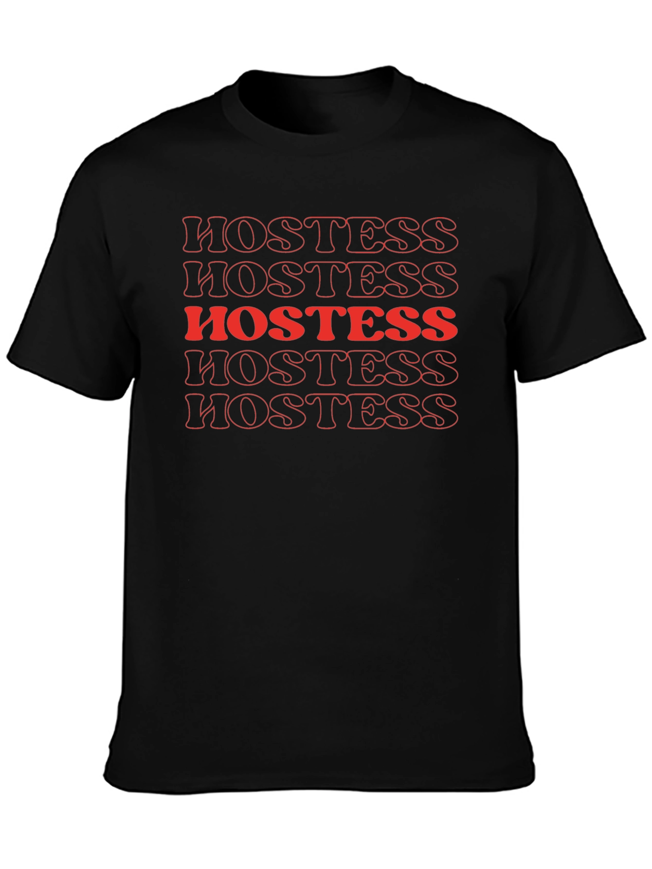 Hostess Retro Black T-Shirt - 3
