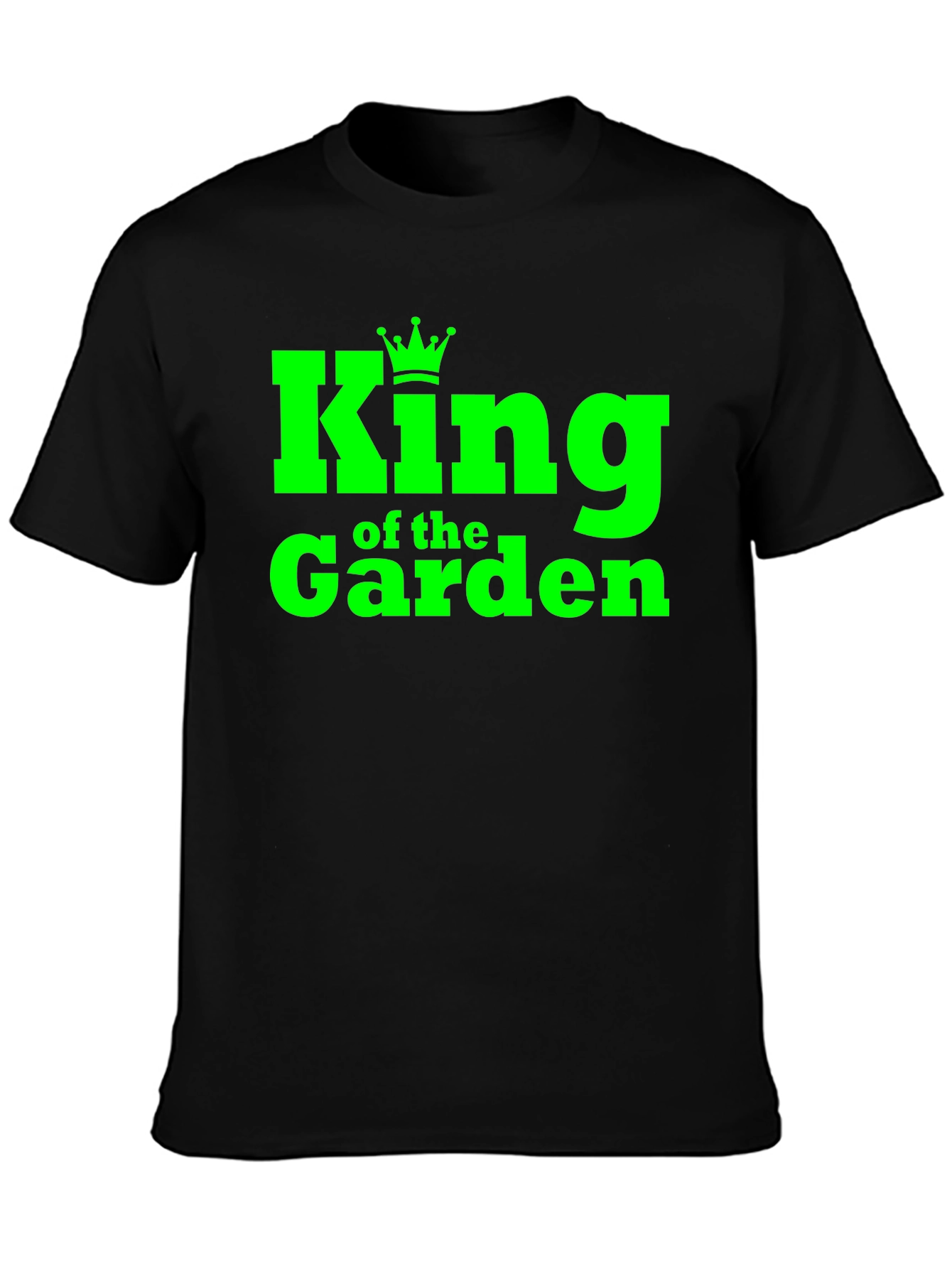 Black King of the Garden Graphic T-Shirt view 3