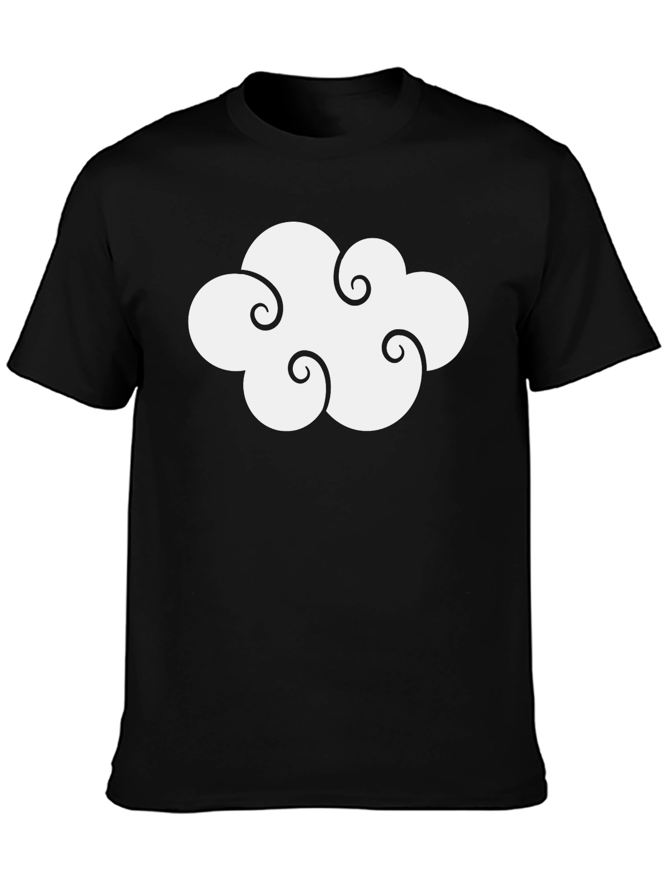 Black Akatsuki Cloud T-Shirt - Anime Inspired Black Tee view 3