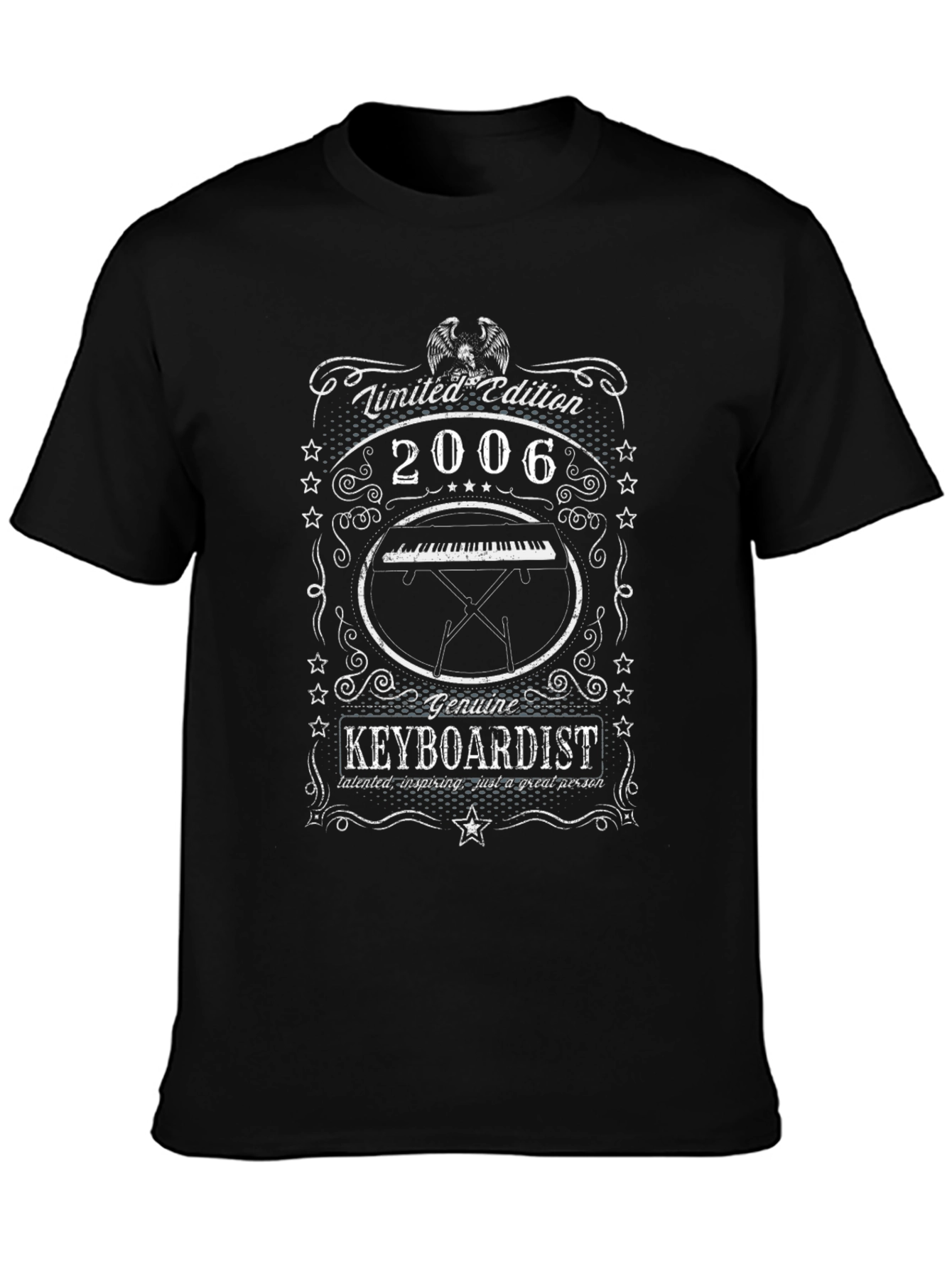 Black Limited Edition 2006 Keyboardist T-Shirt view 3