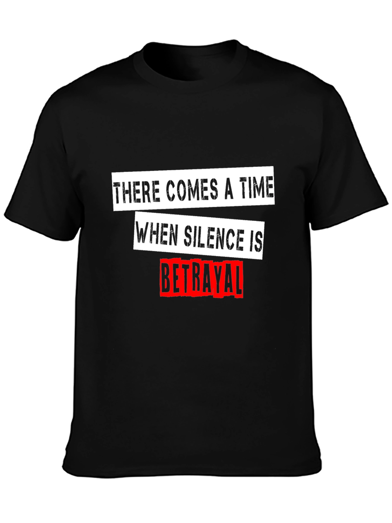 Black Silence is Betrayal Graphic Tee - Menswear view 3