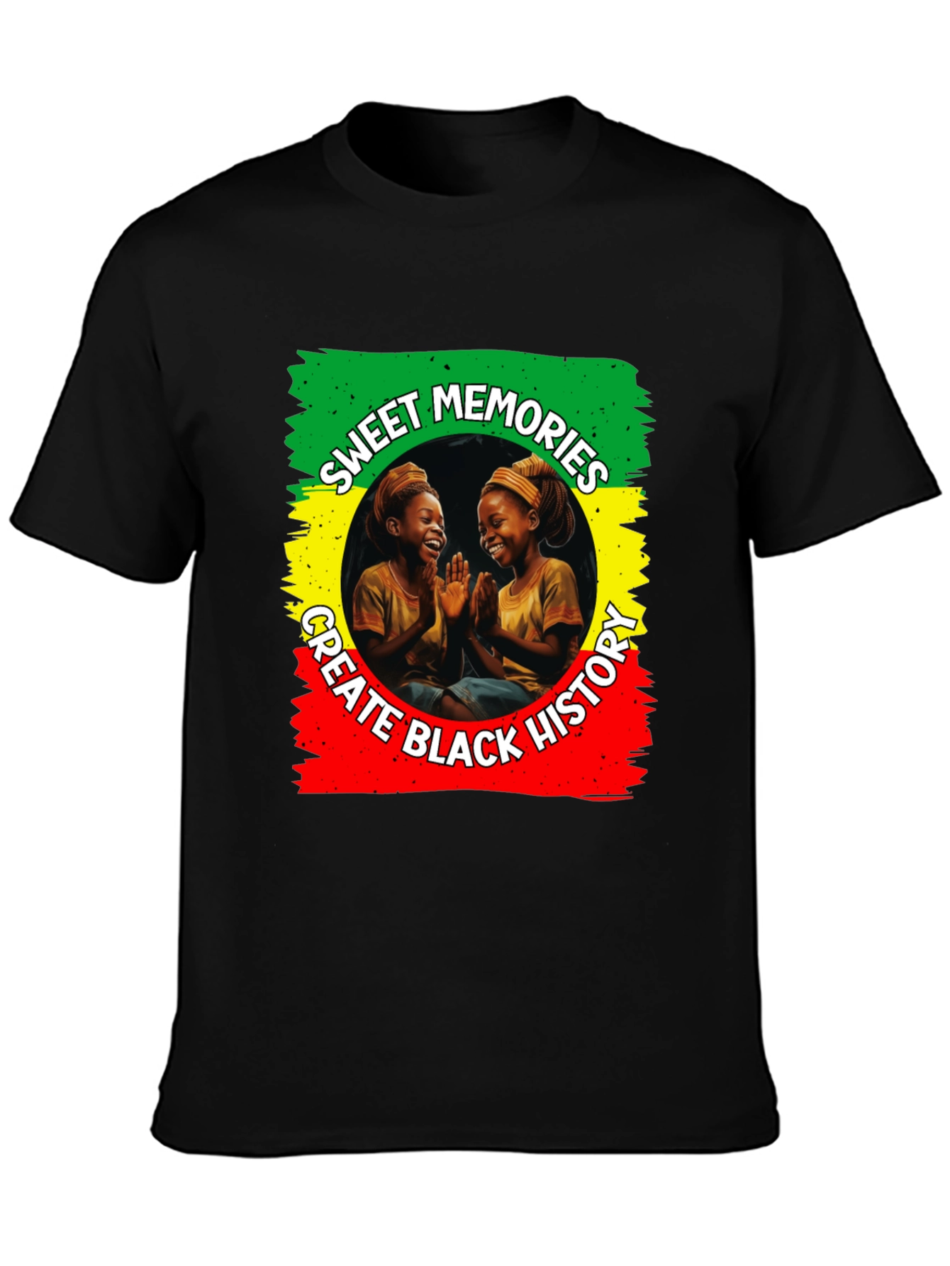 Black Sweet Memories Black History Graphic Tee view 3