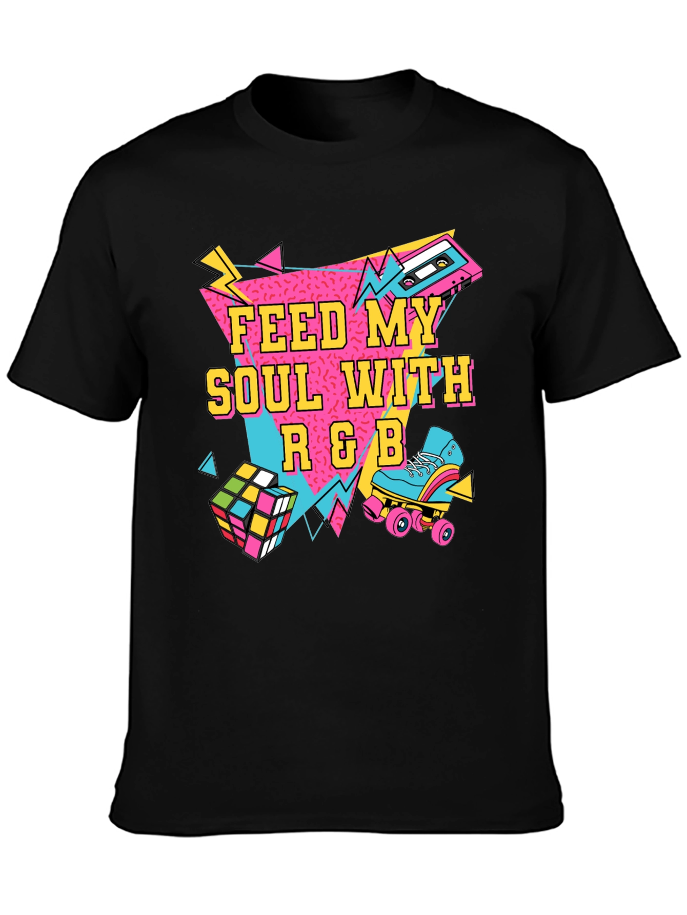 Retro R&B Music Graphic T-Shirt - 3