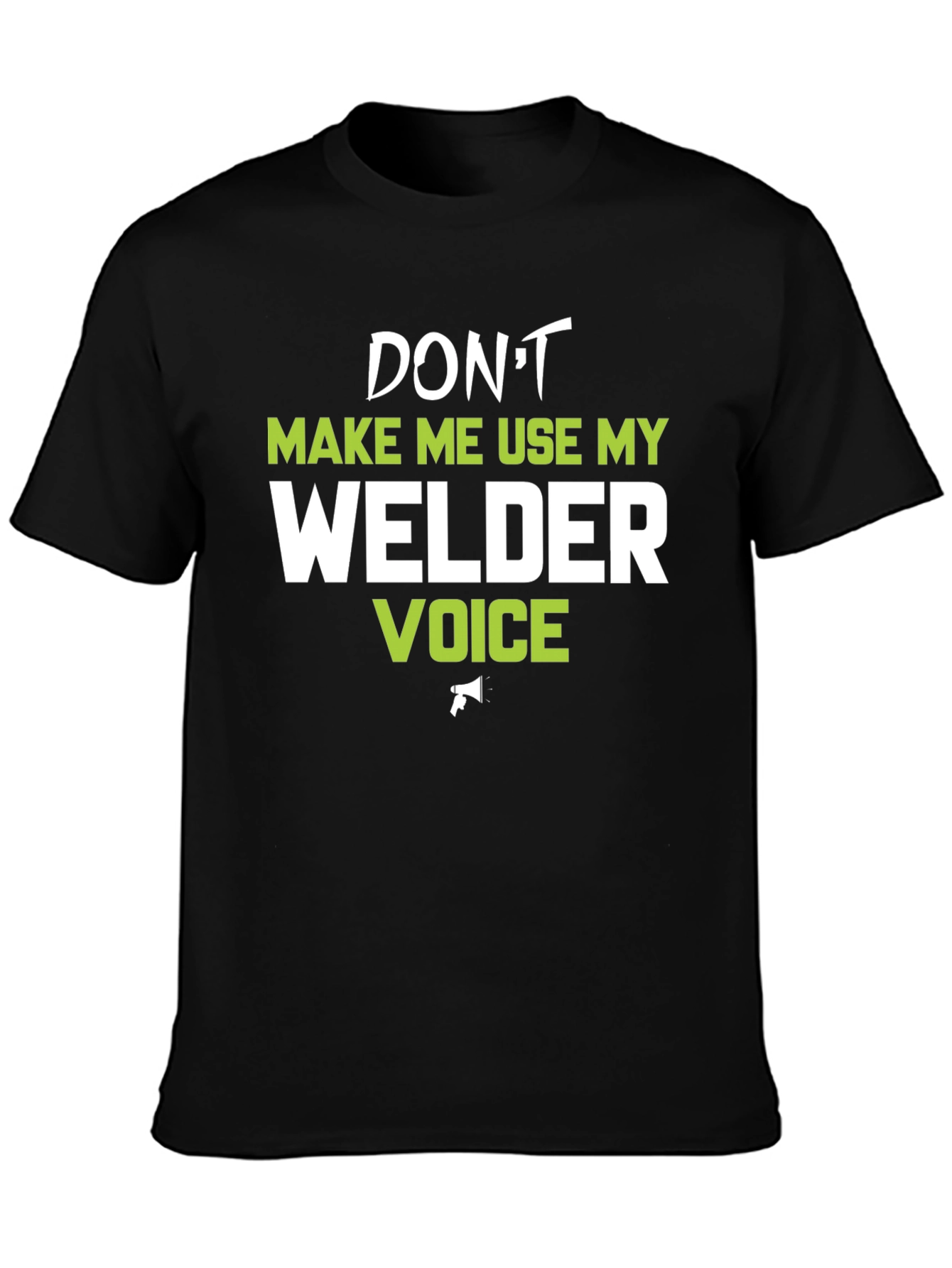 Black Welder Voice Graphic Tee - Black view 3