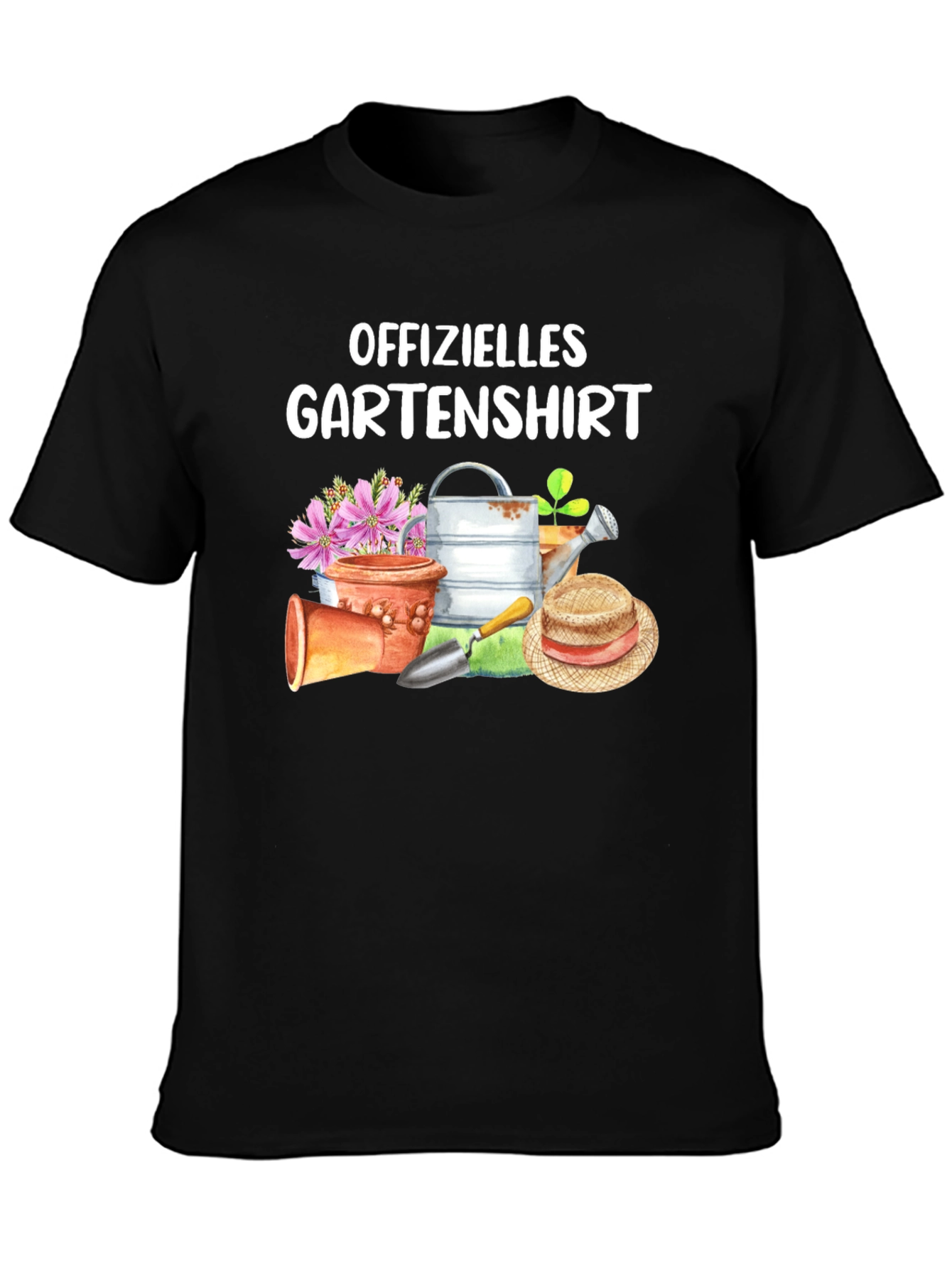 Black Offizielles Gartenshirt Gardening T-Shirt view 3