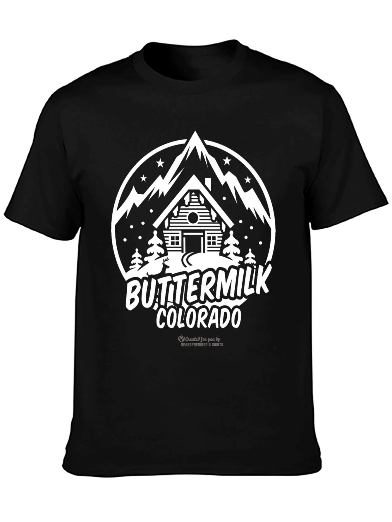 Black Buttermilk Colorado Graphic Tee view 3