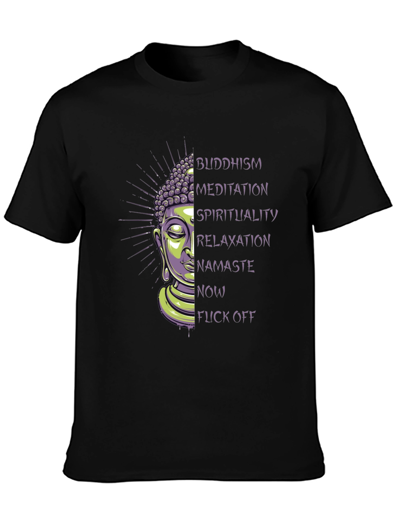 Buddha Meditation T-Shirt - Spiritual Zen Tee - 3