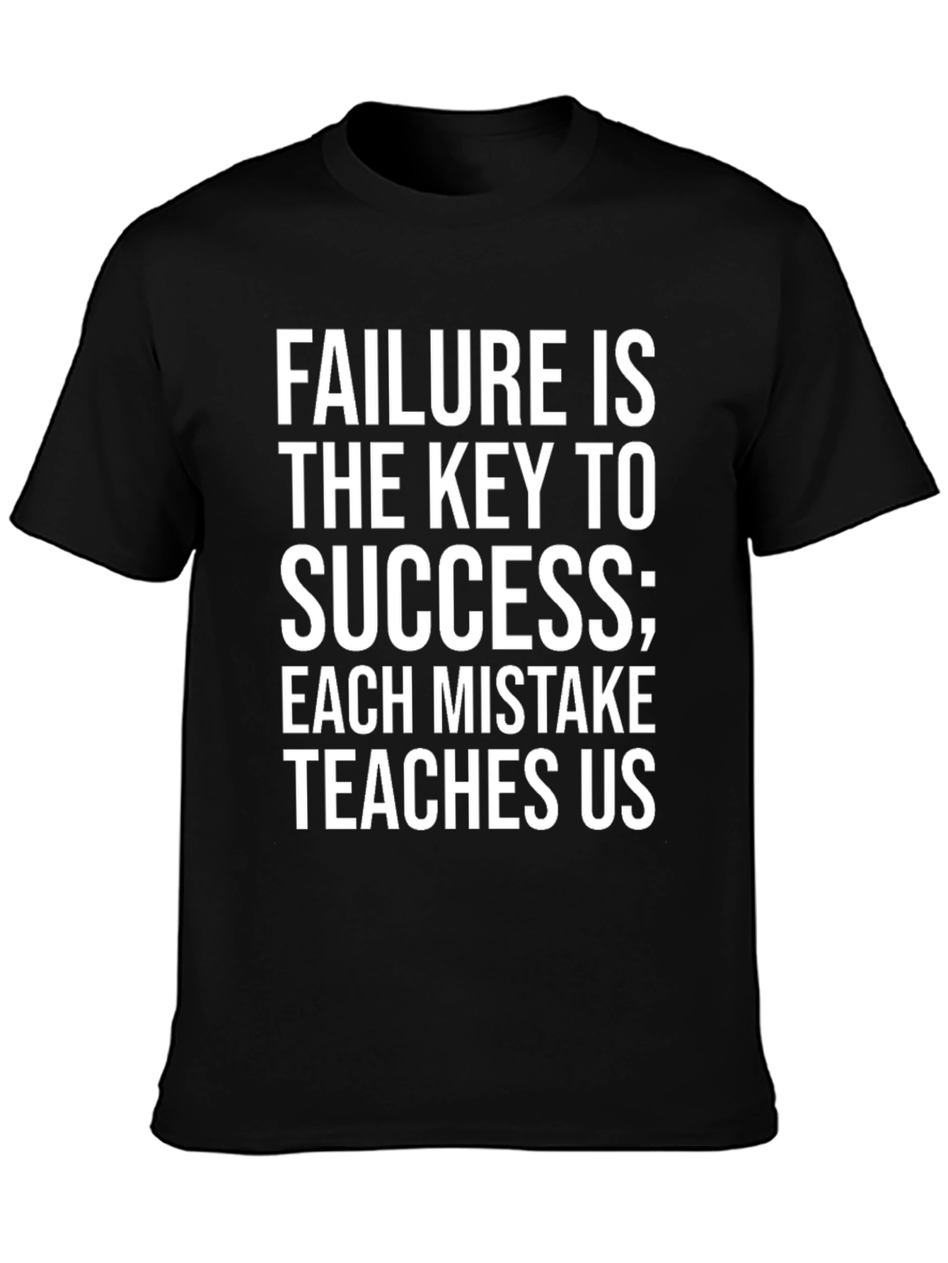 Black Failure is Key to Success Graphic Tee view 3