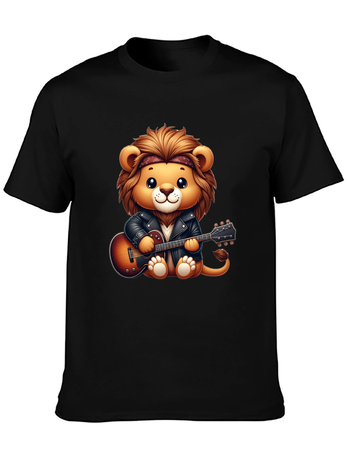 Black Lion Rockstar Graphic Tee view 3