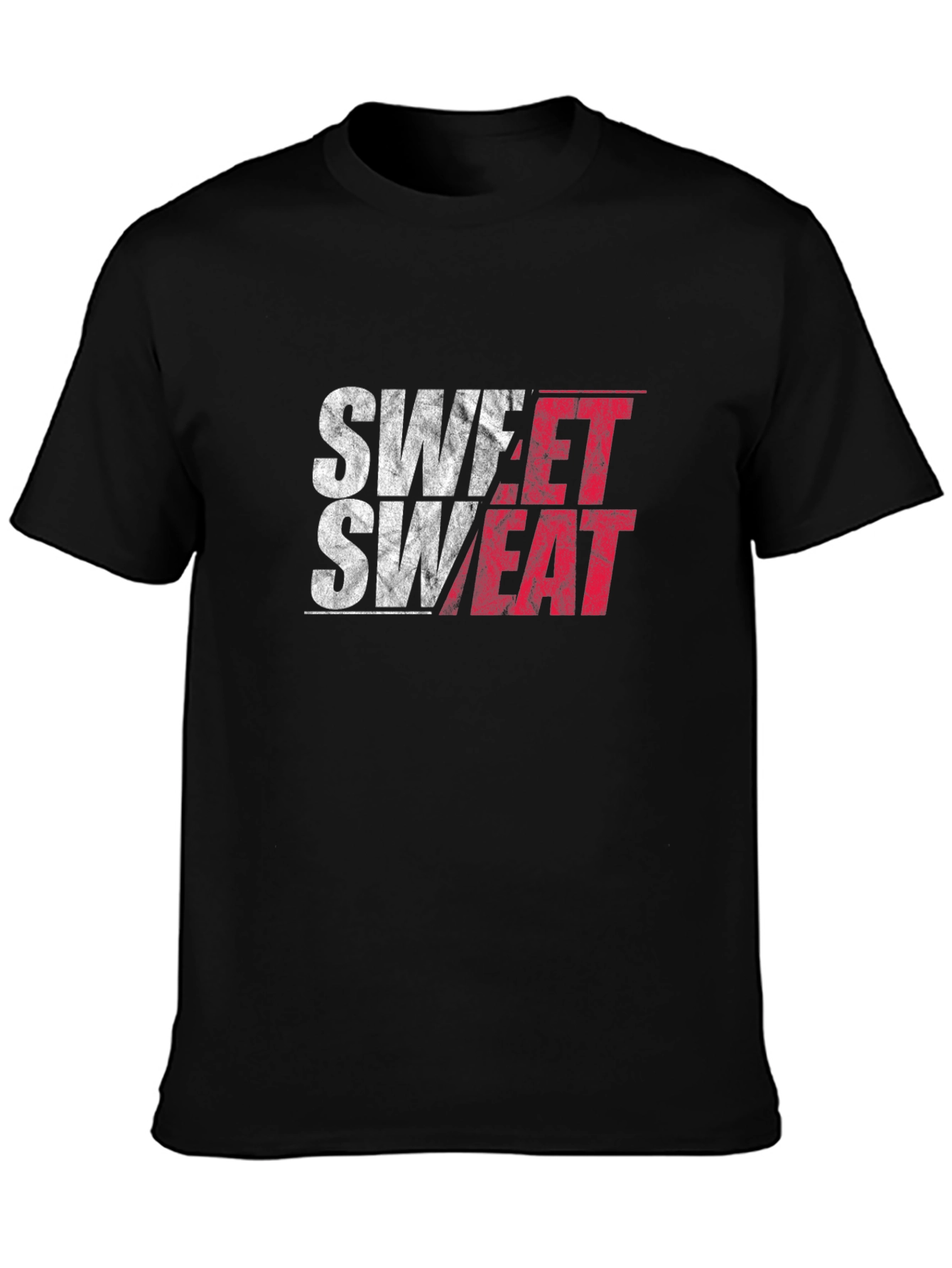 Black Sweet Sweat Black Graphic Tee view 3