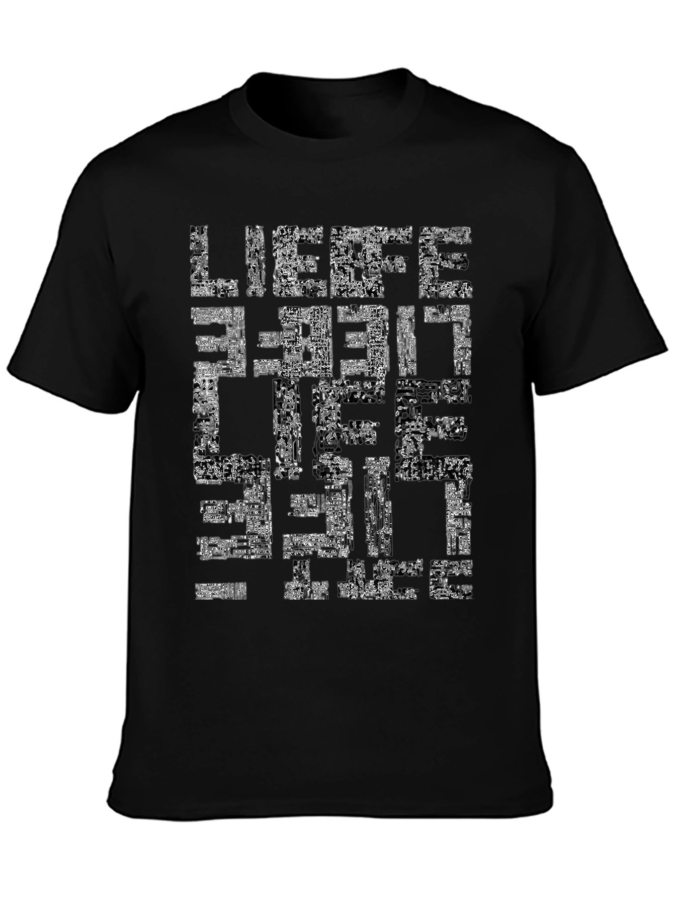 Black Liebe Circuit Board Graphic Tee view 3
