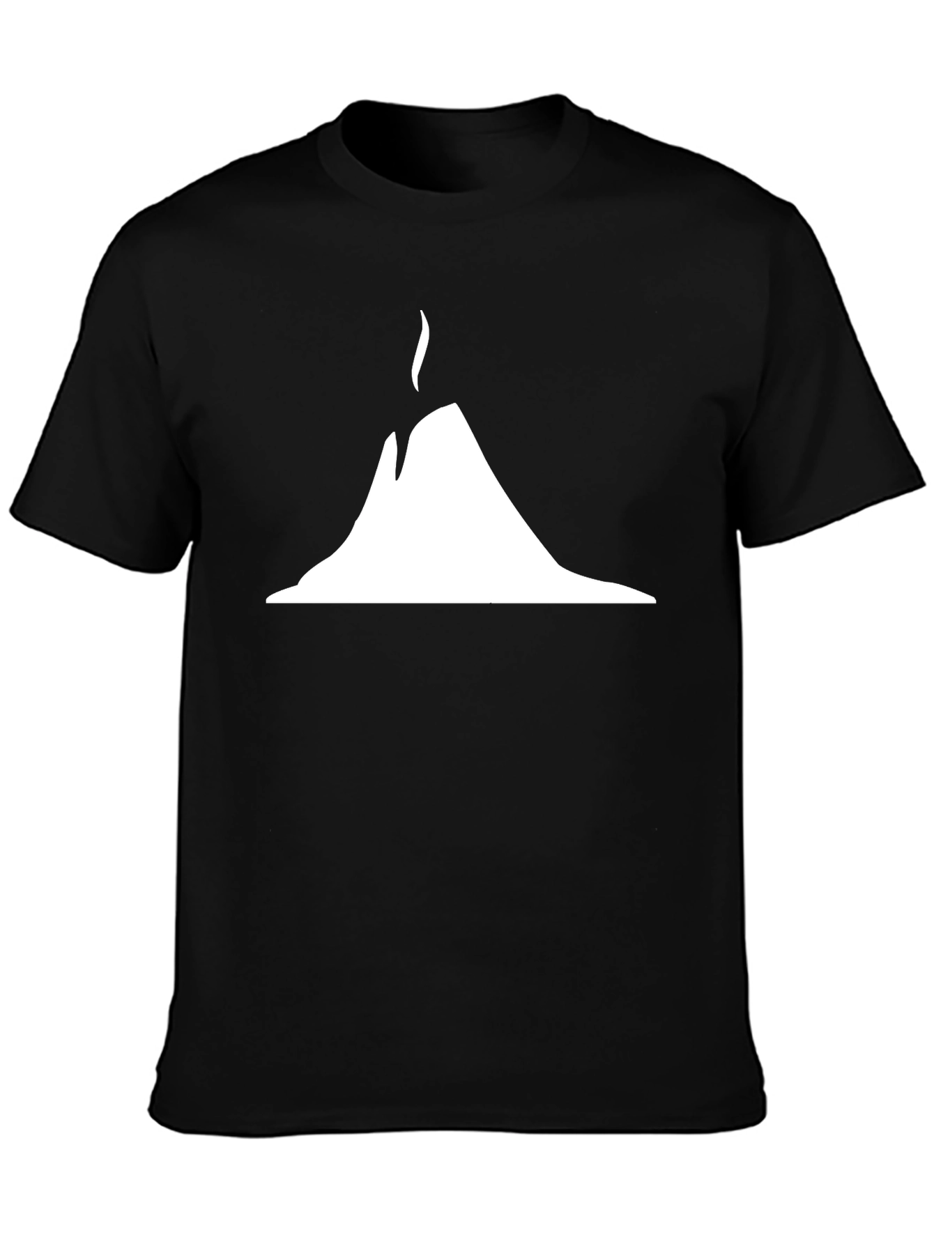 Black Volcano Graphic Tee - Casual Comfort view 3