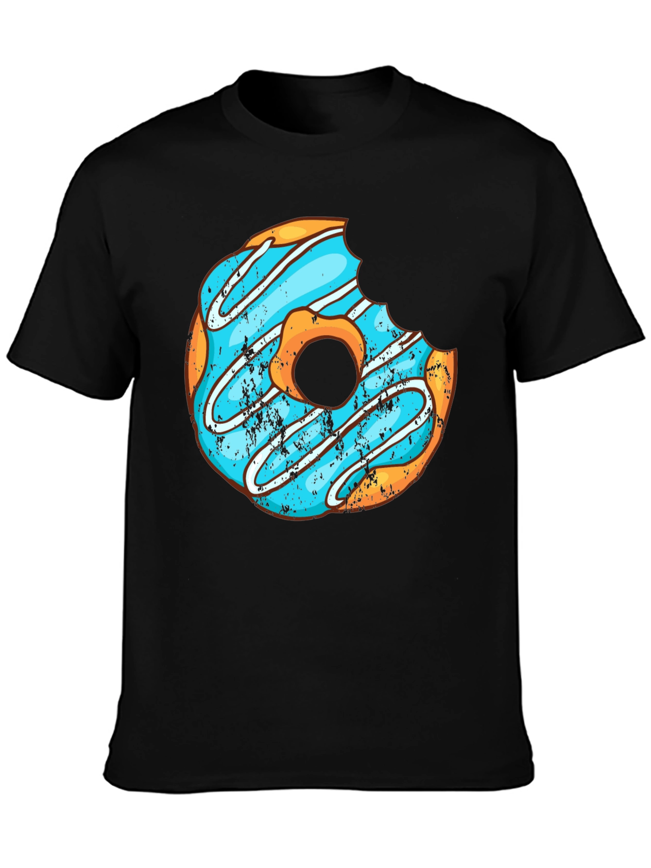 Black Donut Graphic Tee - Sweet Treat Style! view 3