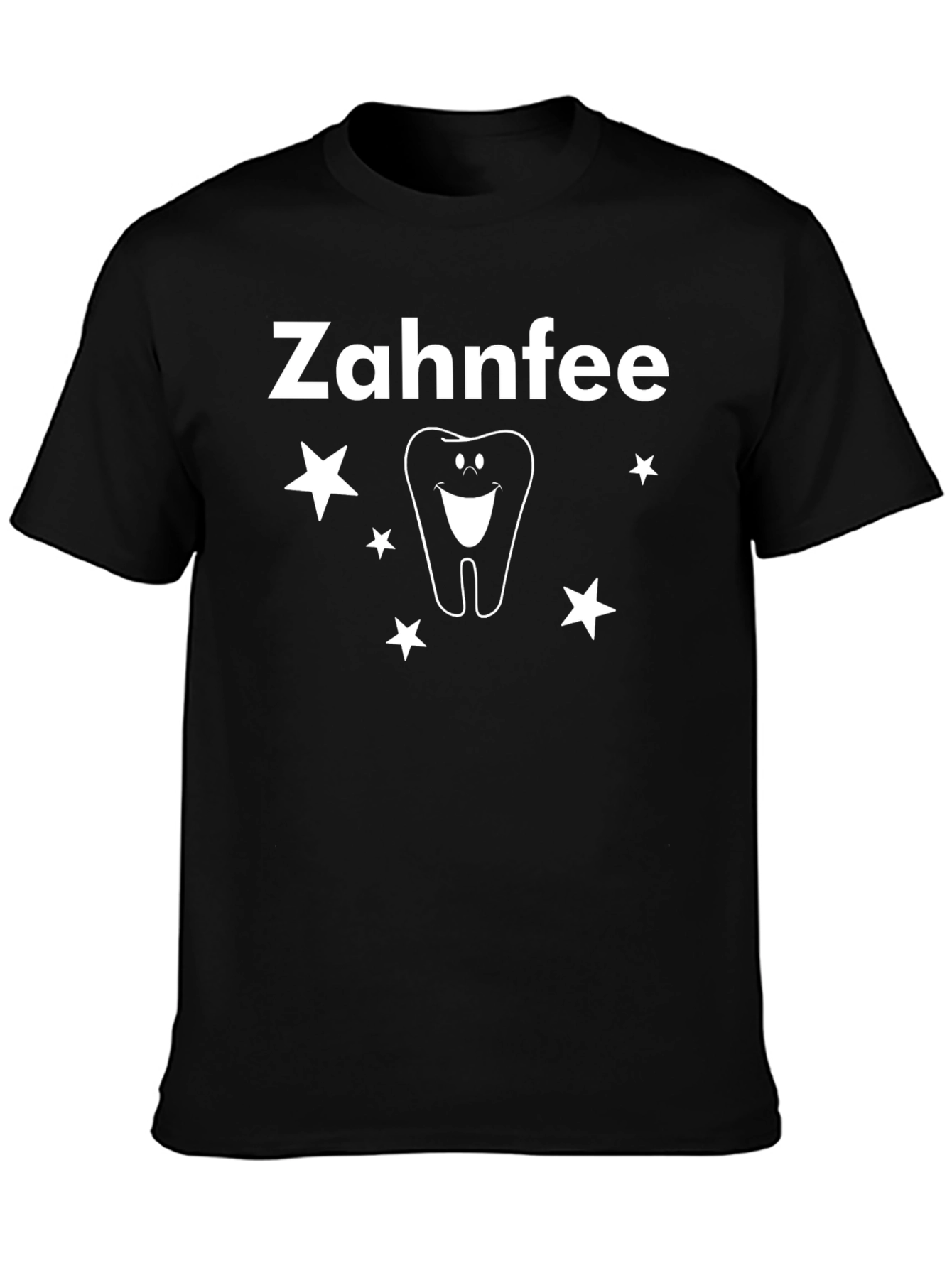 Black Zahnfee Tooth Fairy T-Shirt view 3