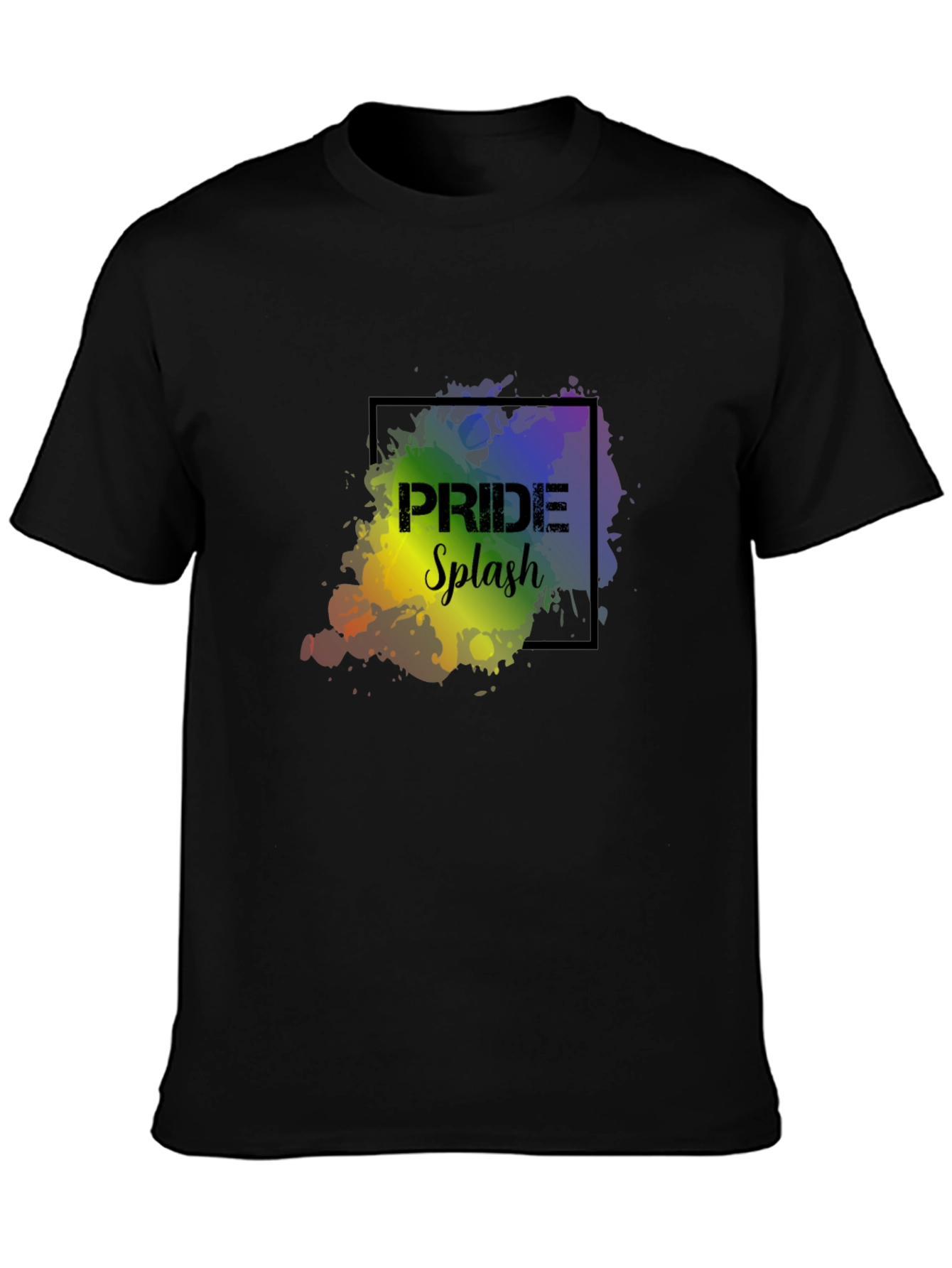 Pride Splash Graphic Tee - Black - 3