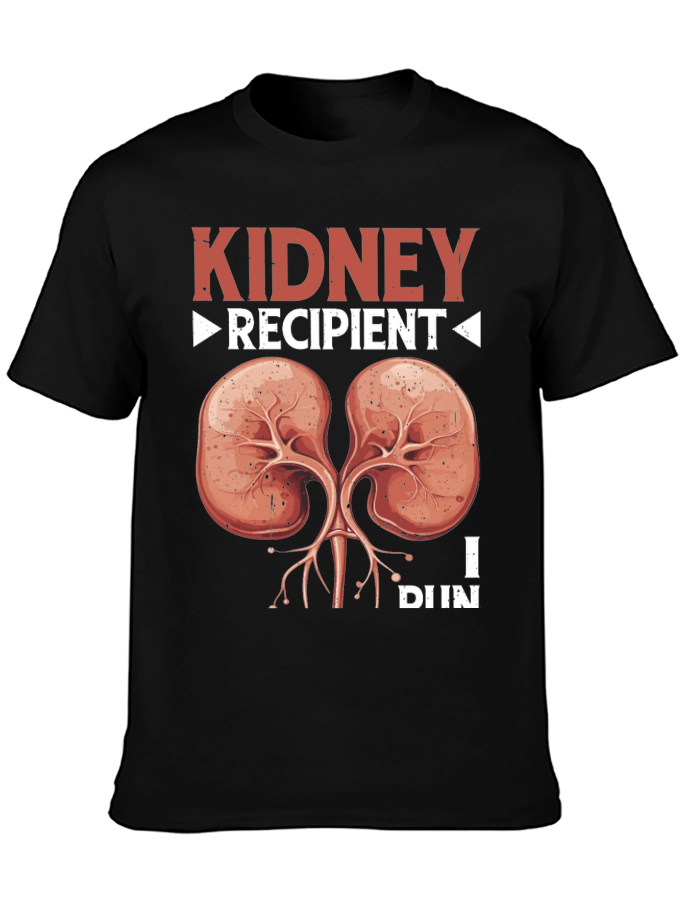 Black Kidney Recipient Graphic Tee view 3