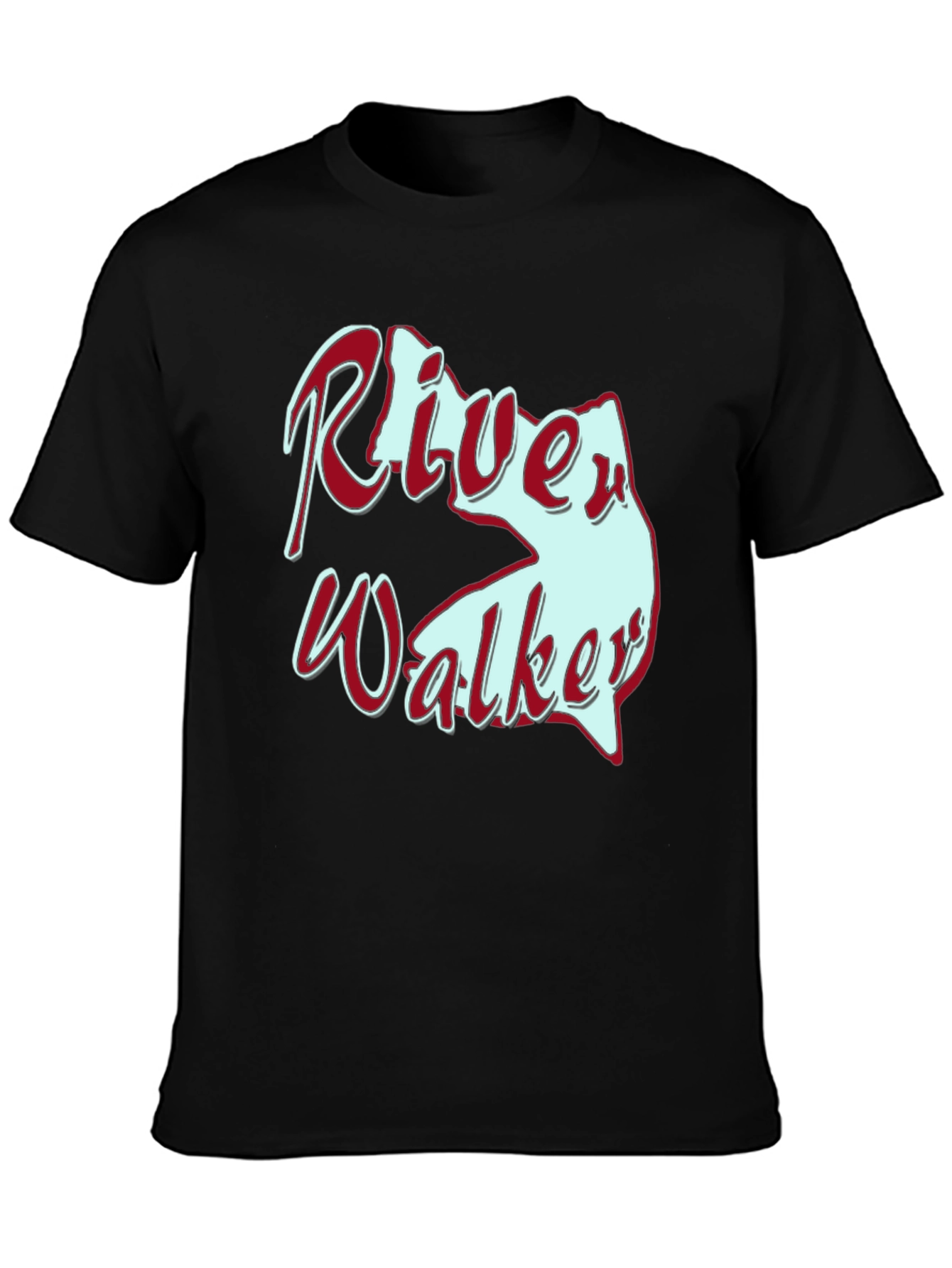 Black River Walker Novelty Graphic T-Shirt view 3