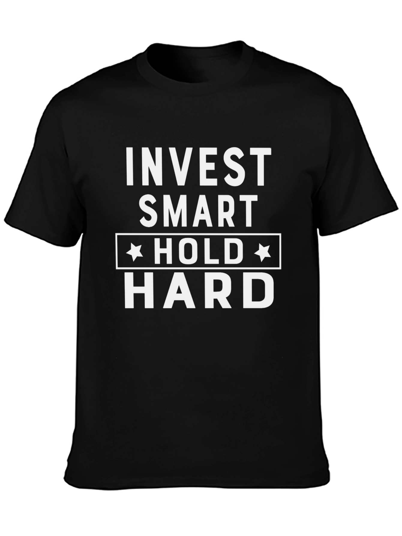 Black Invest Smart Hold Hard Graphic T-Shirt view 3