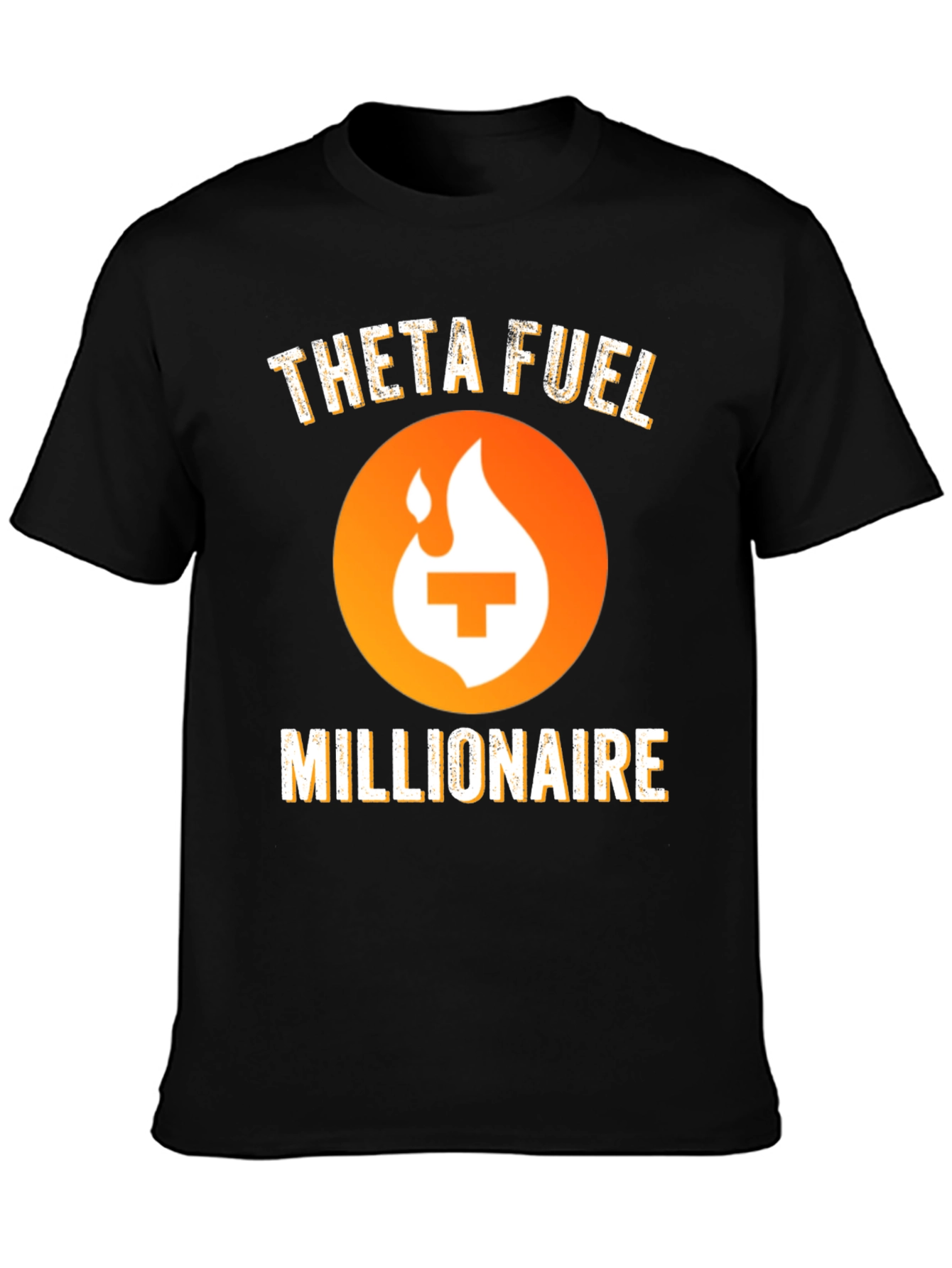 Black Theta Fuel Millionaire Black T-Shirt view 3