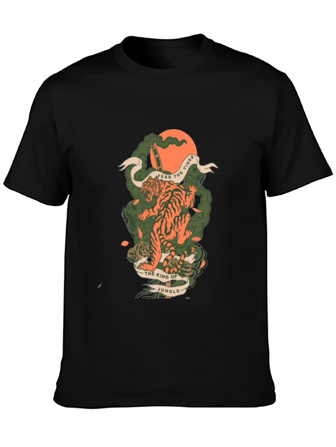 Black Tiger Graphic Tee - King of the Jungle view 3