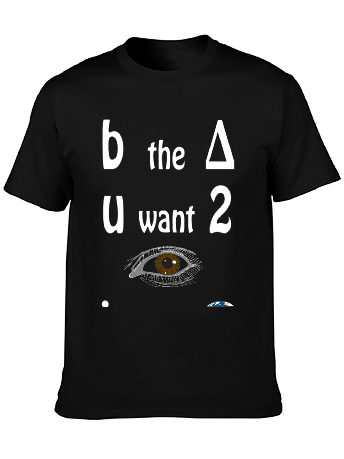 Black Be the Change T-Shirt Graphic Tee view 3