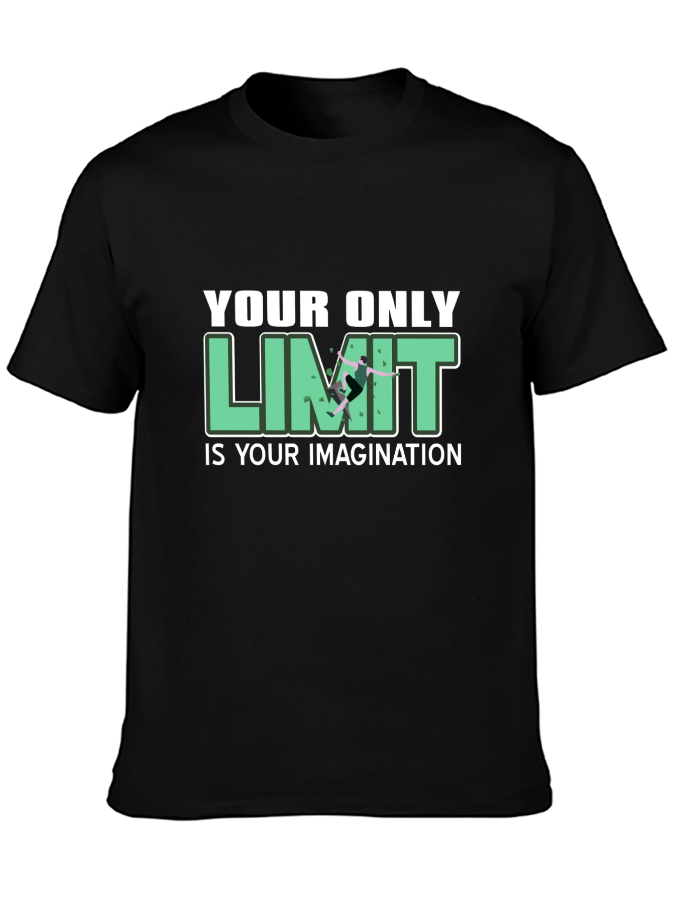 Black Limitless Imagination Tee view 3