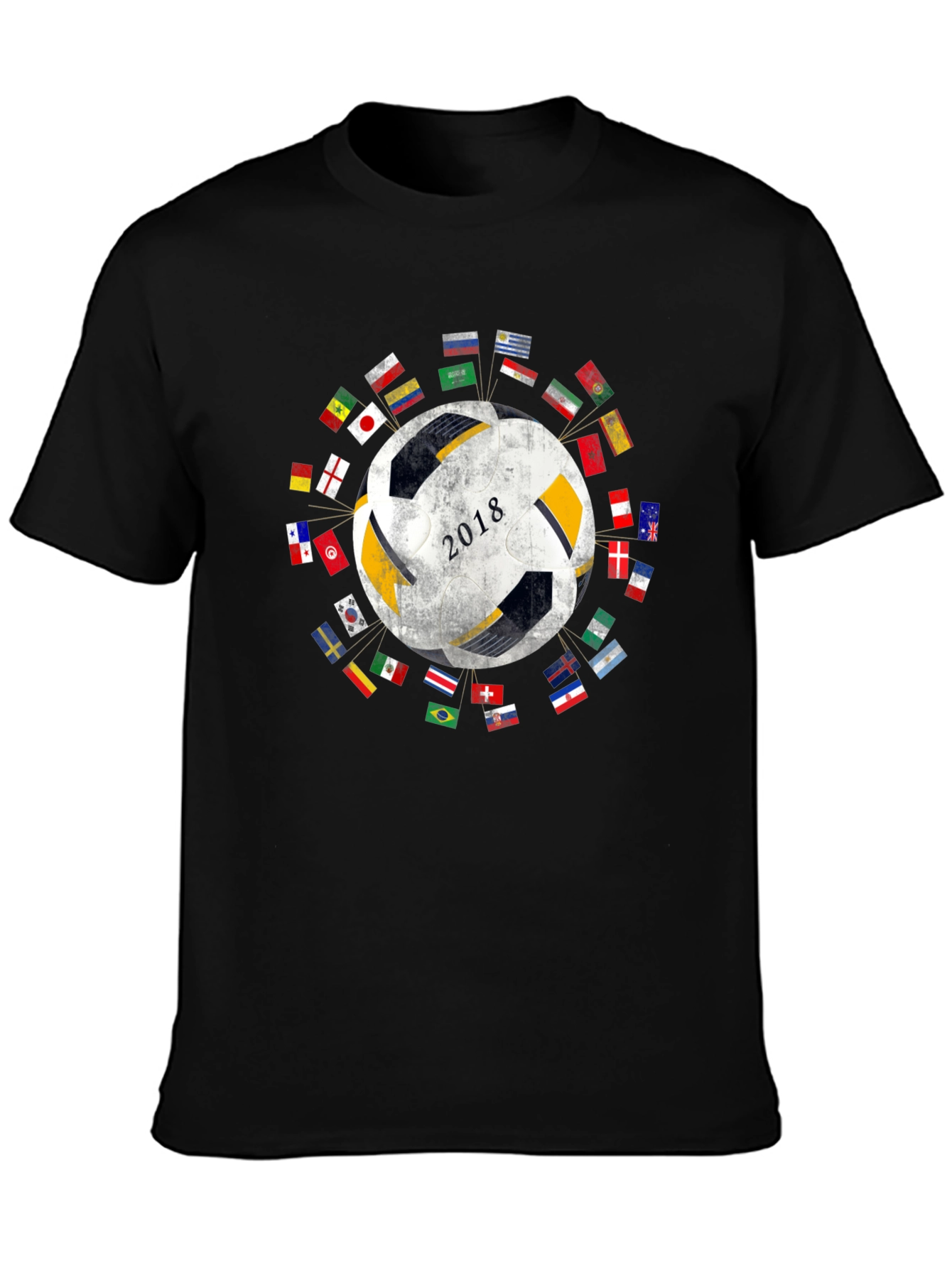 2018 World Soccer Flags T-Shirt - 3