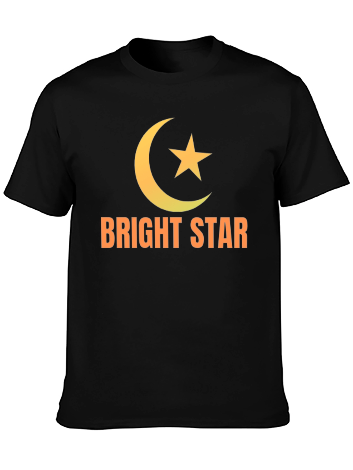 Black Bright Star Graphic T-Shirt - Black view 3