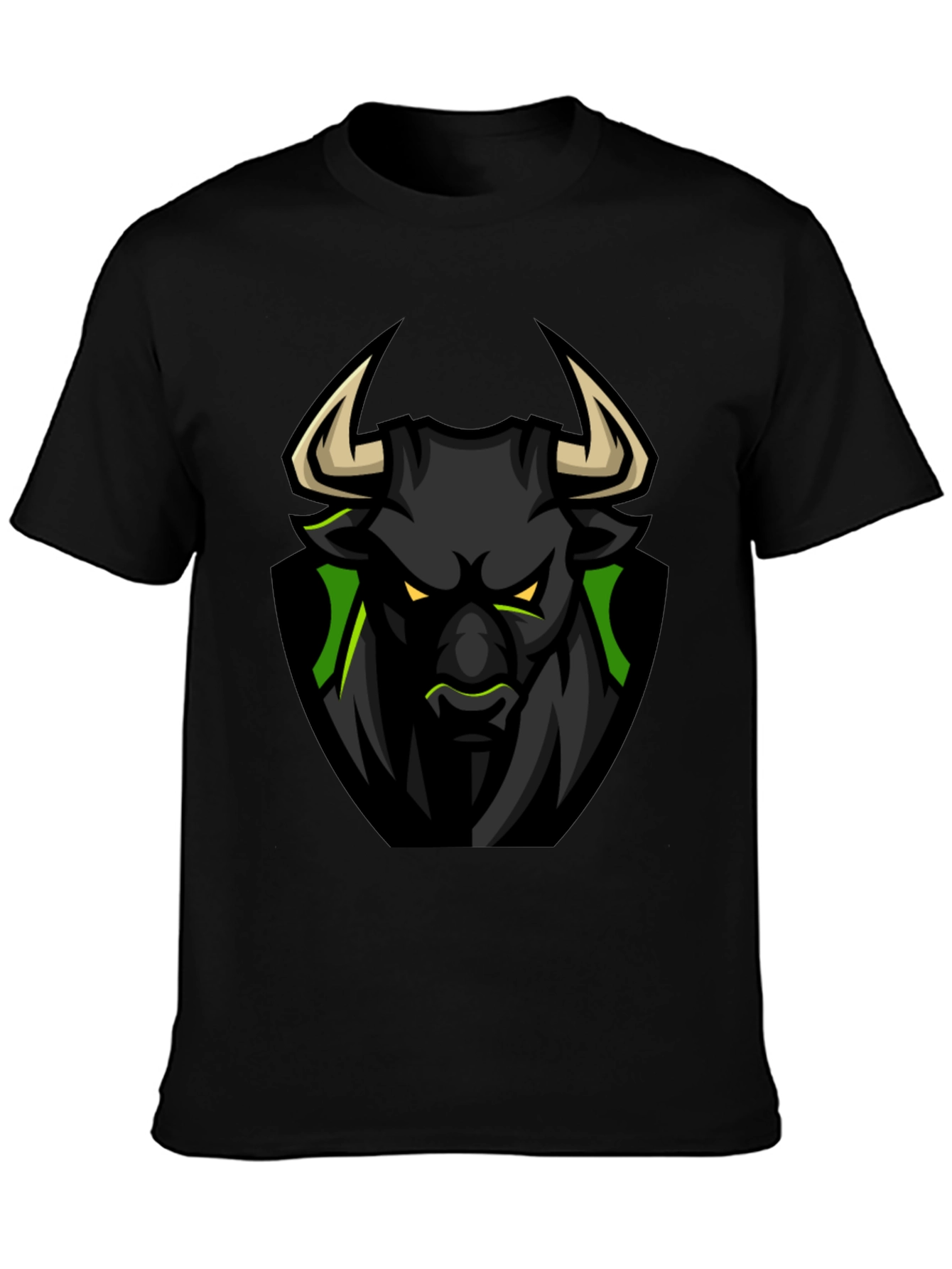 Black Bull Graphic Tee - Fierce Design - 3
