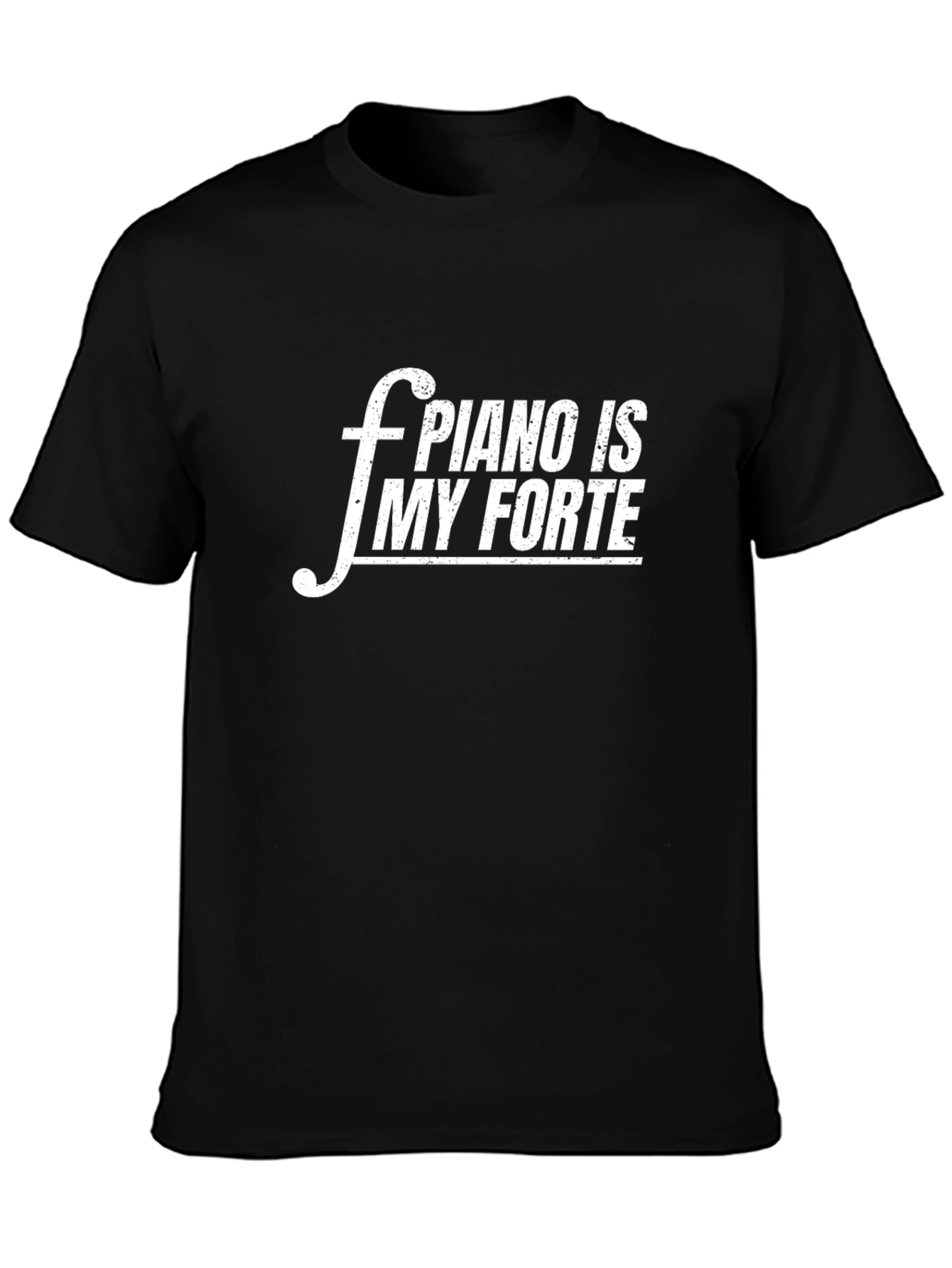 Black Piano Forte T-Shirt view 3