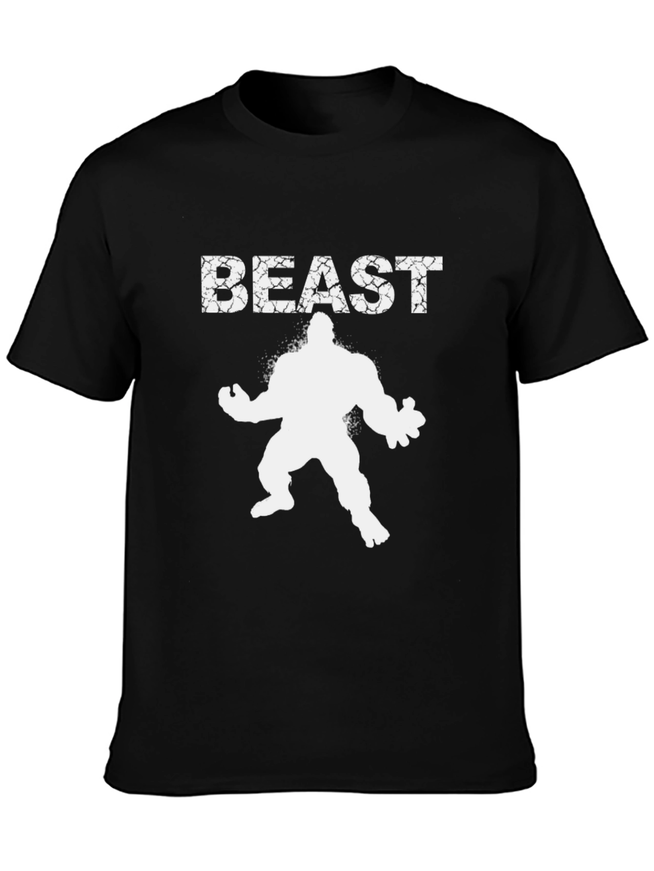 Black Beast Mode Black T-Shirt view 3