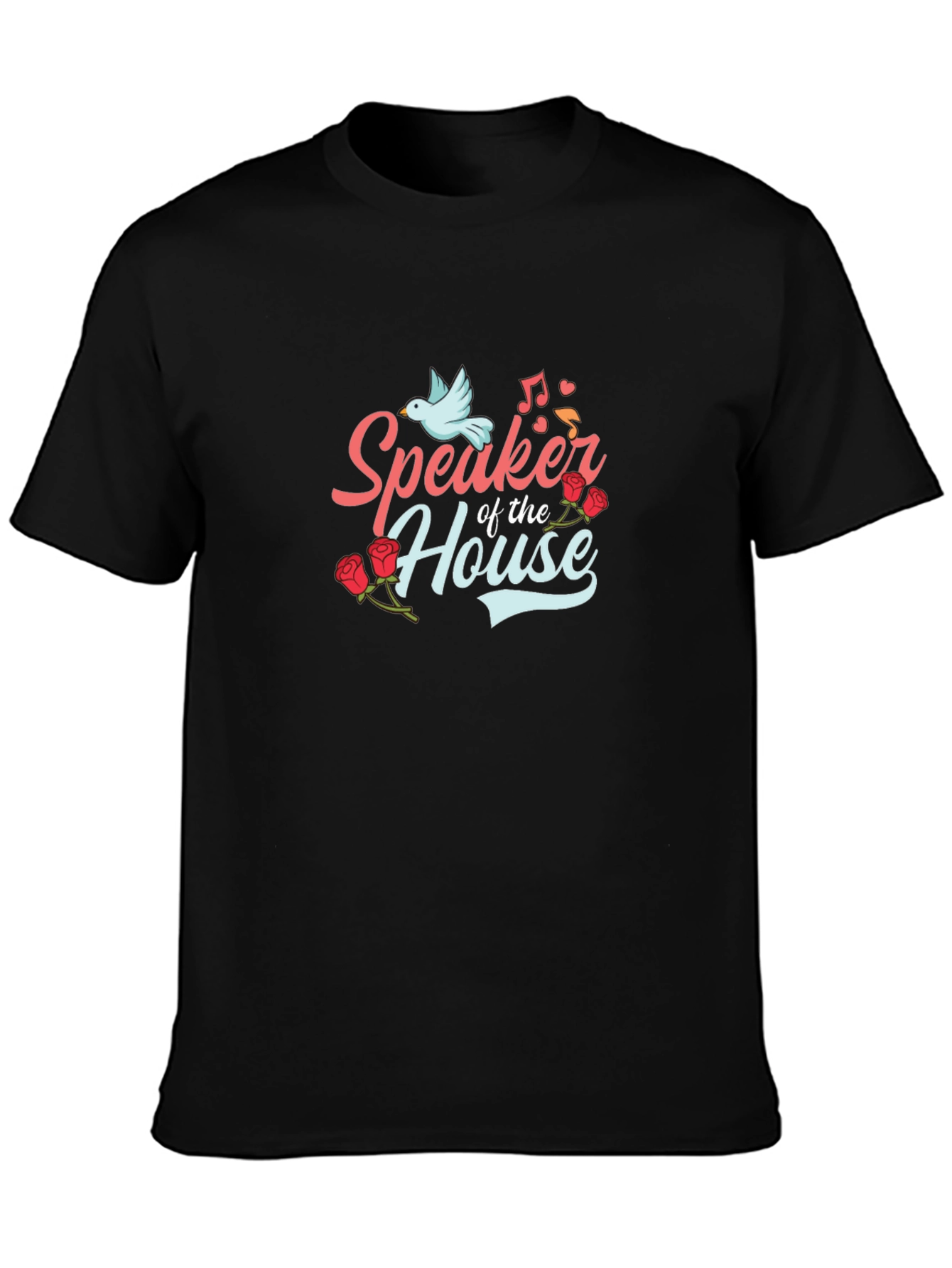 Black Speaker of the House Graphic Tee view 3