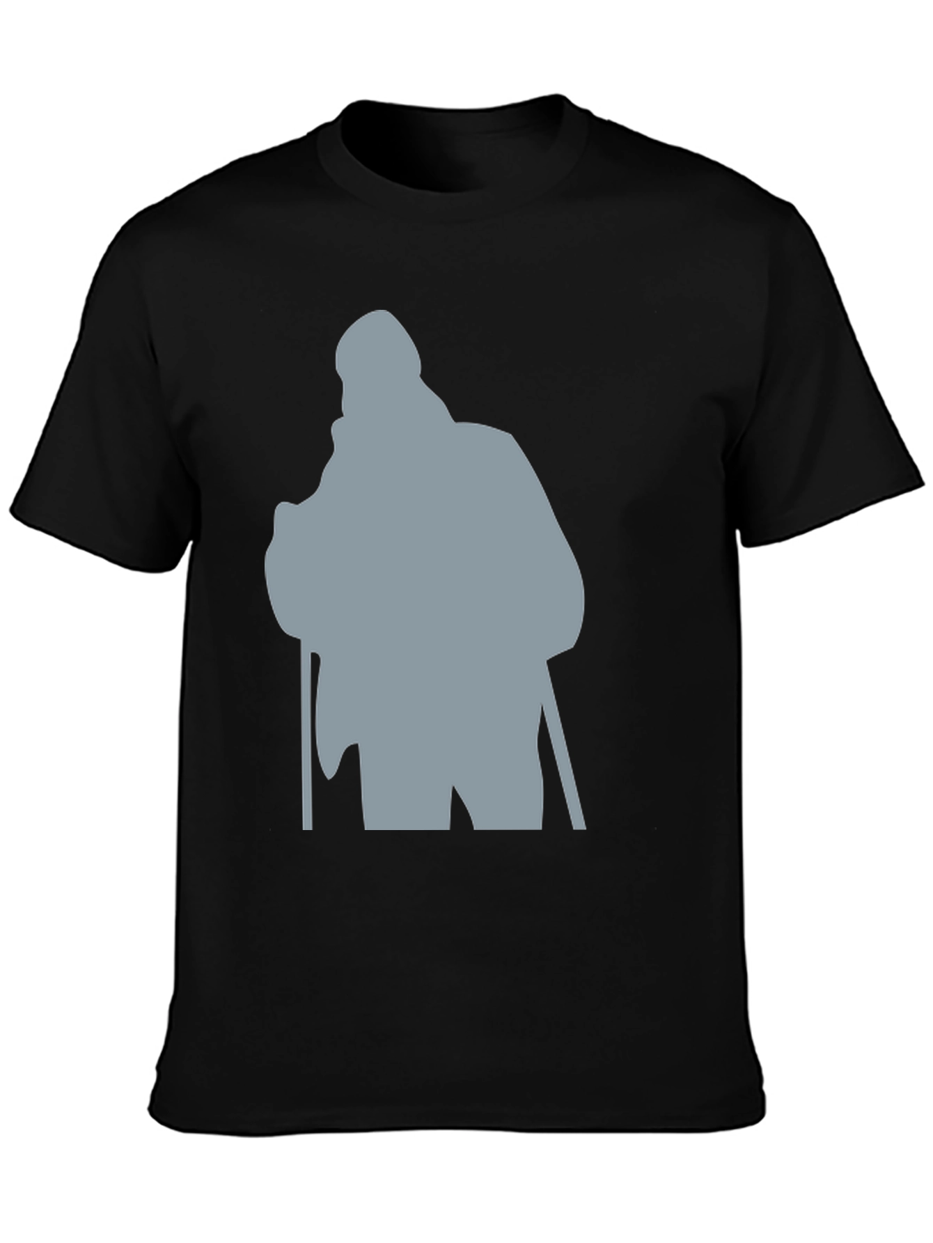 Black Silhouette Graphic T-Shirt - Black view 3