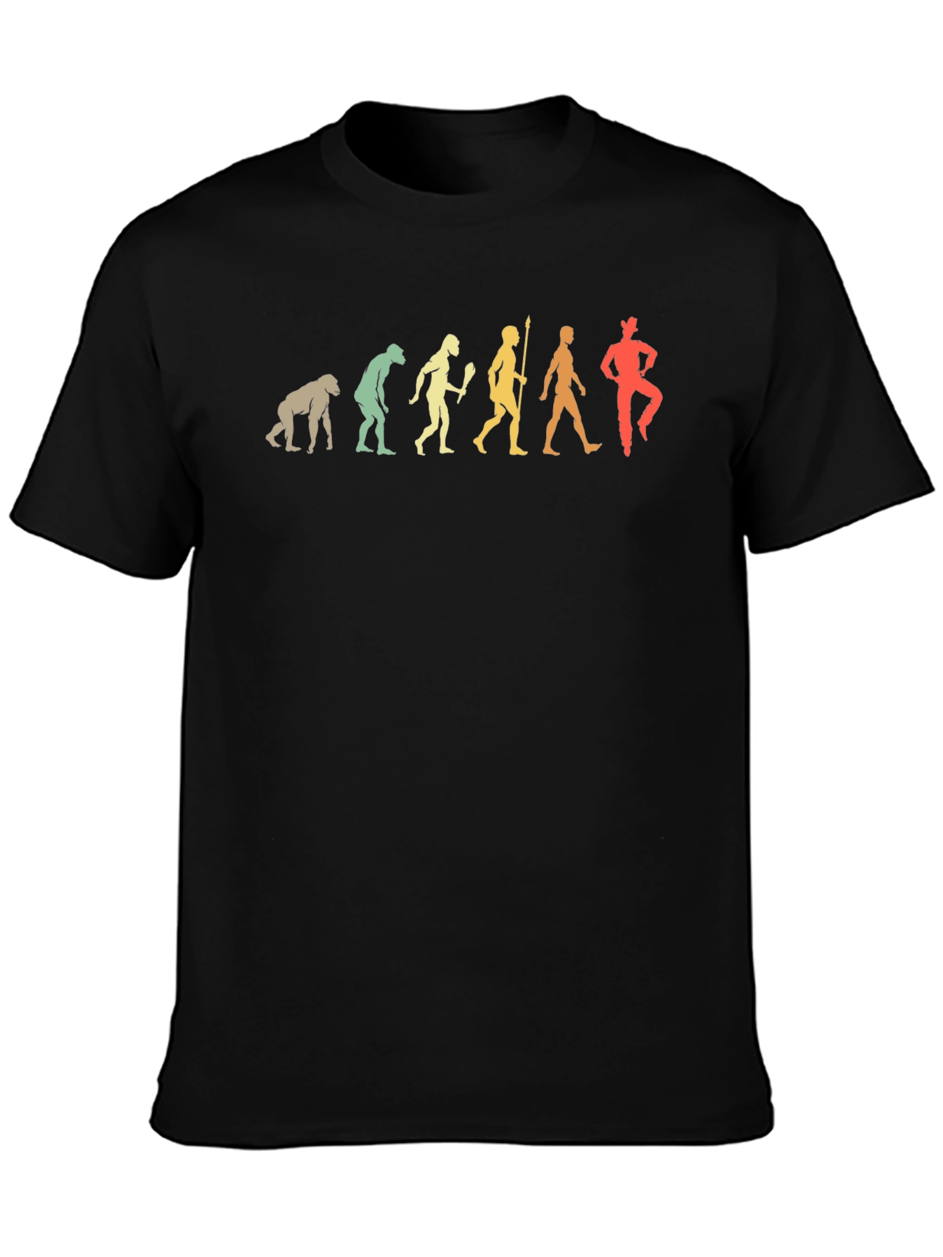 Black Evolution of Dance T-Shirt view 3