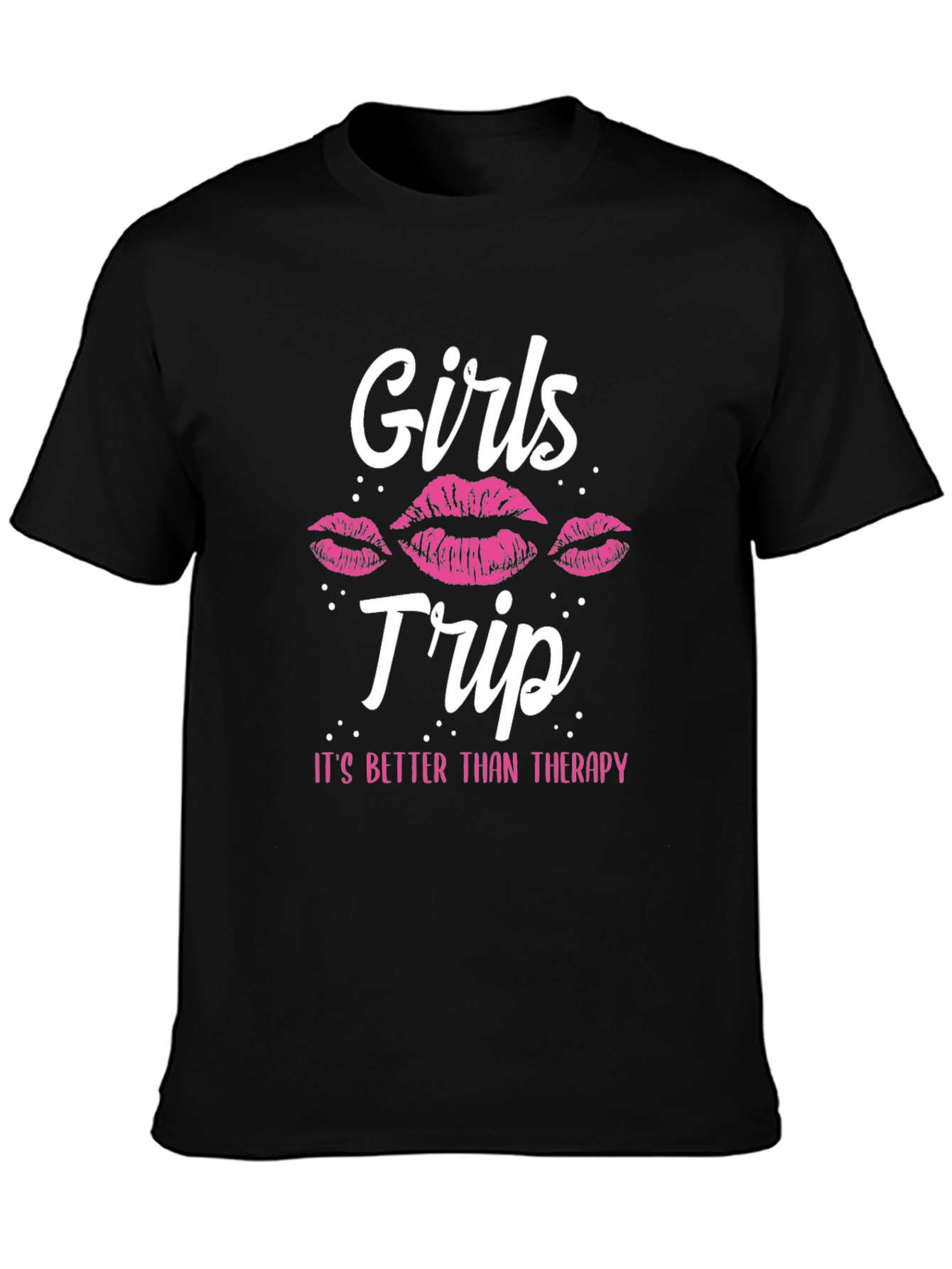 Black Girls Trip Therapy T-Shirt view 3