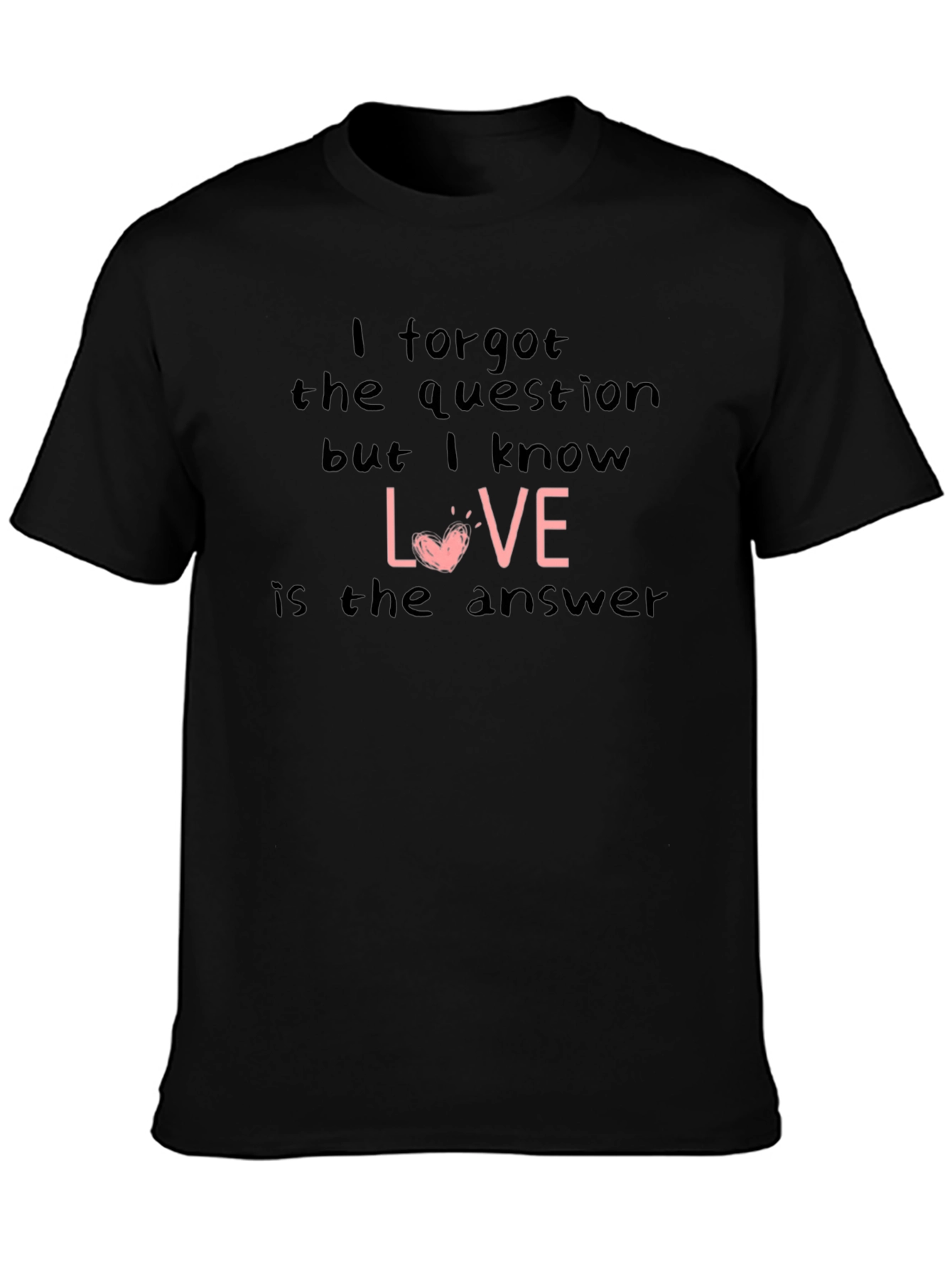 Black Love is the Answer Graphic T-Shirt view 3