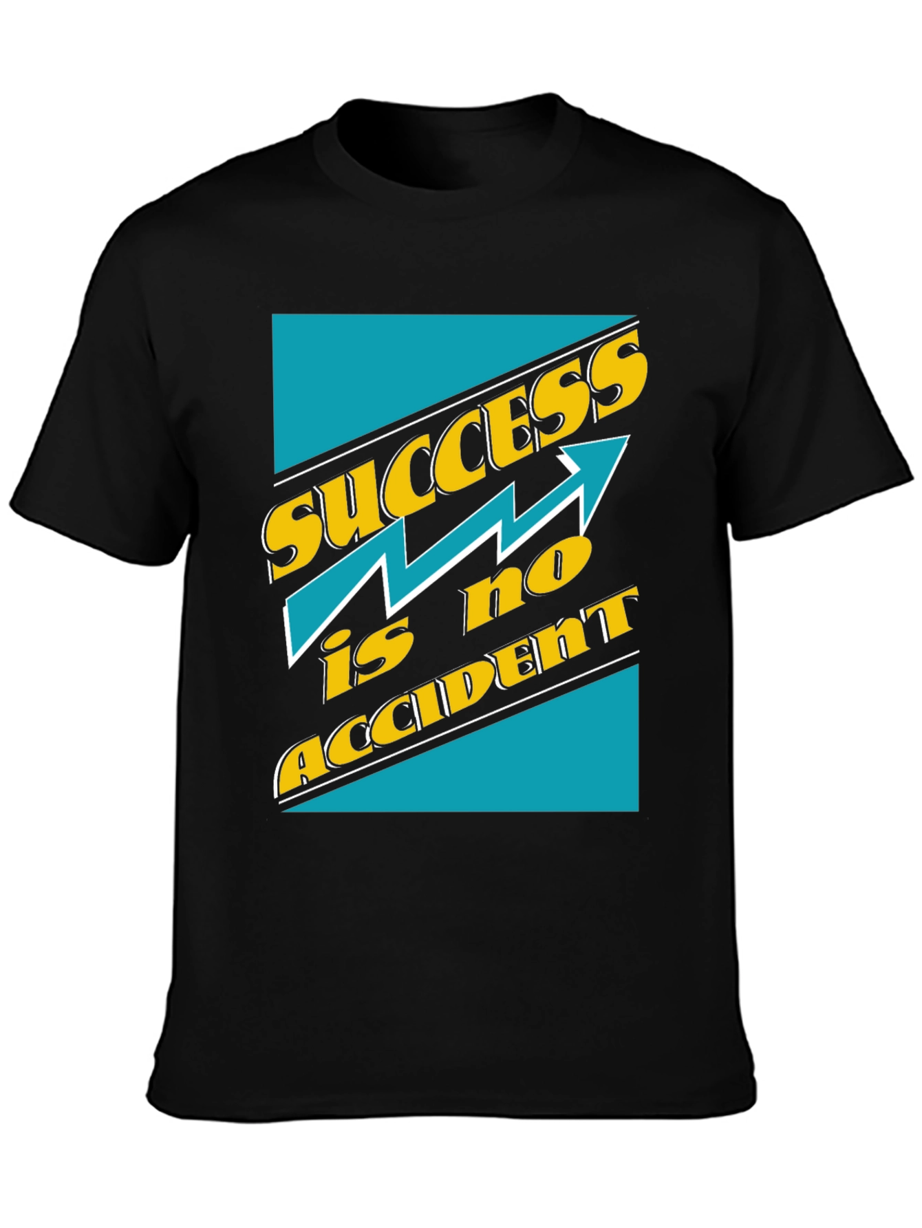 Black Success Is No Accident T-Shirt view 3