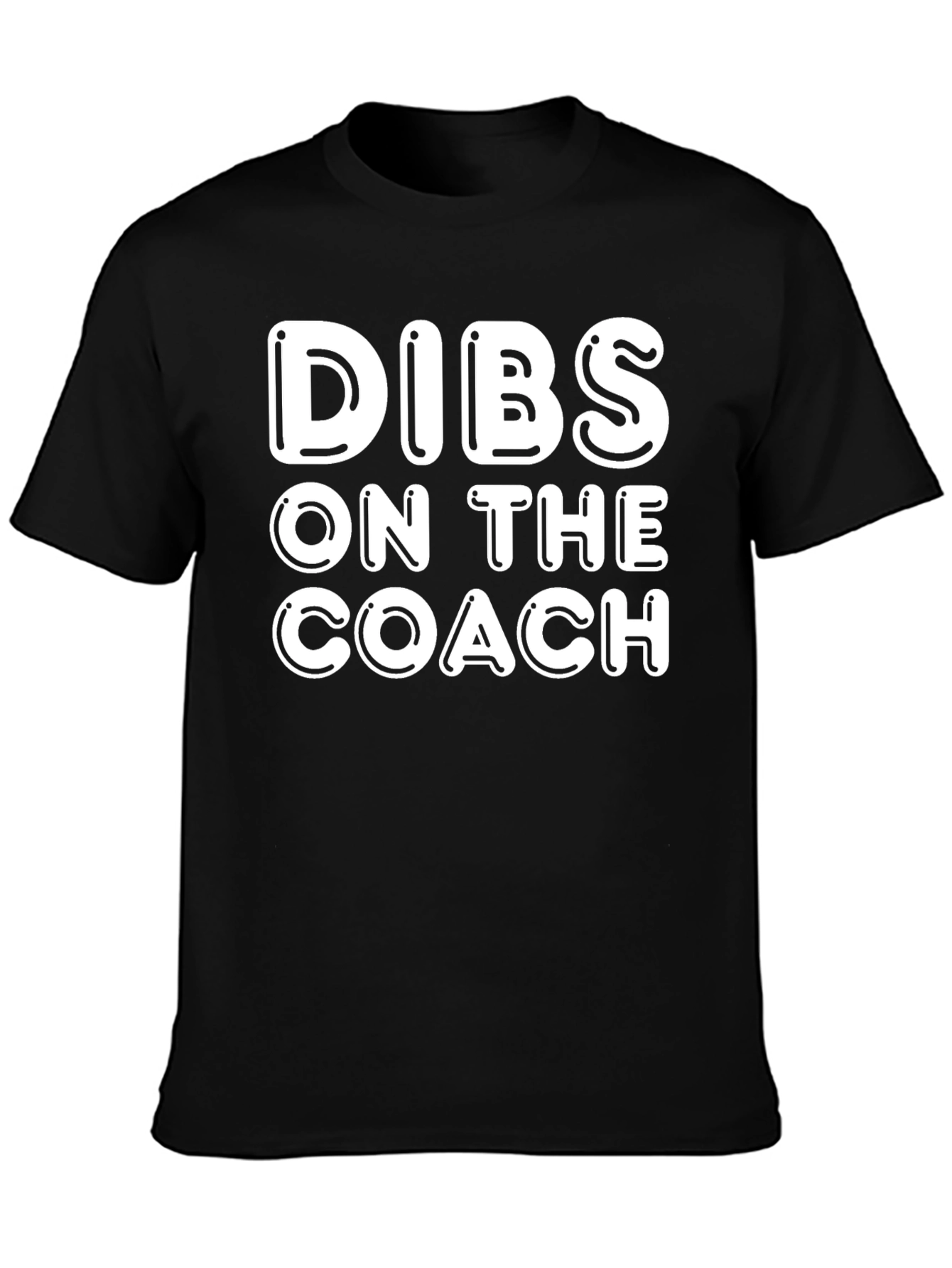 Black Dibs on the Coach T-Shirt - Novelty Apparel view 3