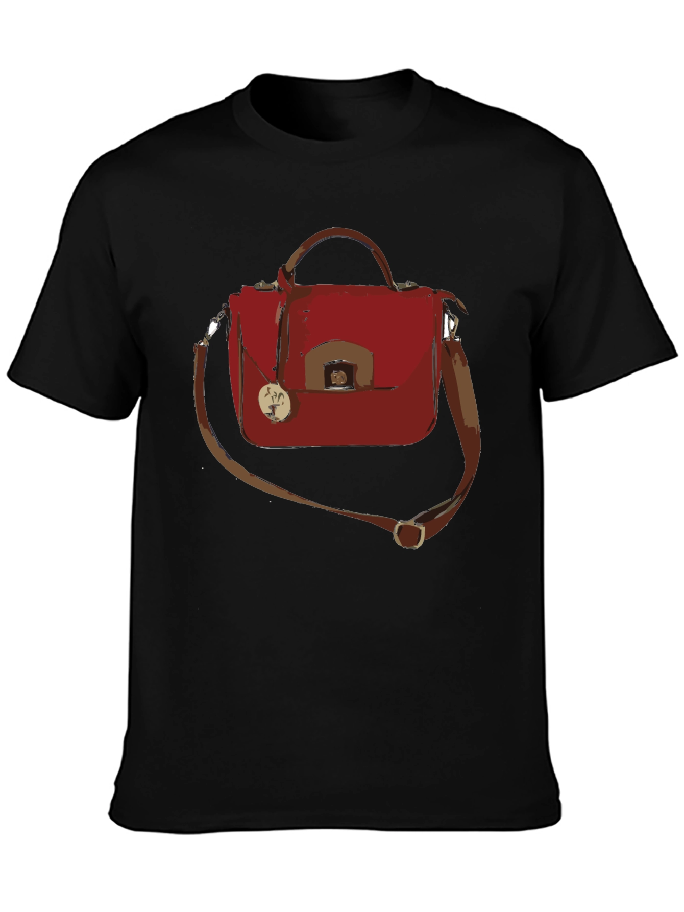 Black Satchel T-Shirt - Stylish Graphic Tee for Fashion Lovers view 3