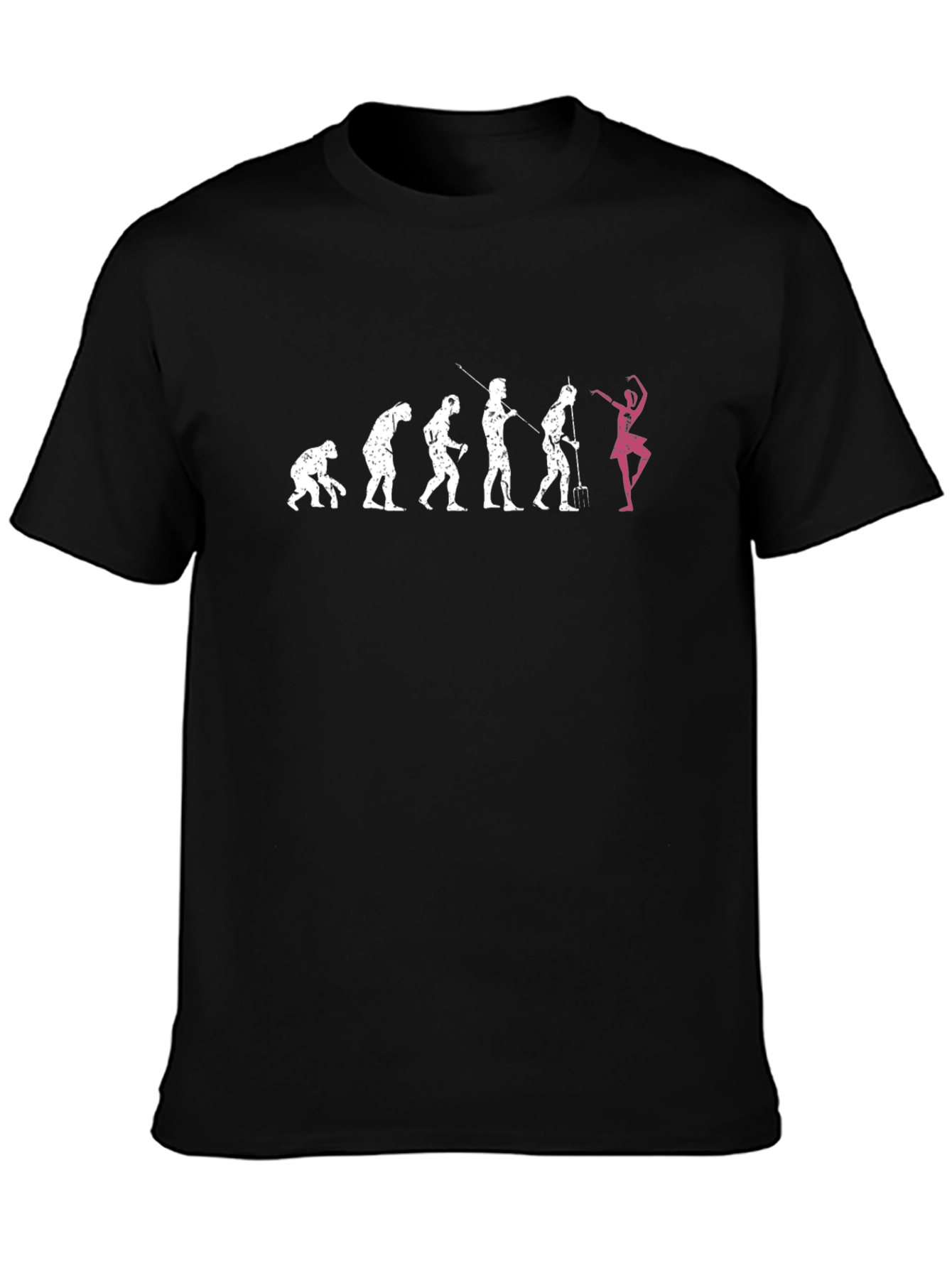 Black Evolution to Ballerina Black T-Shirt view 3