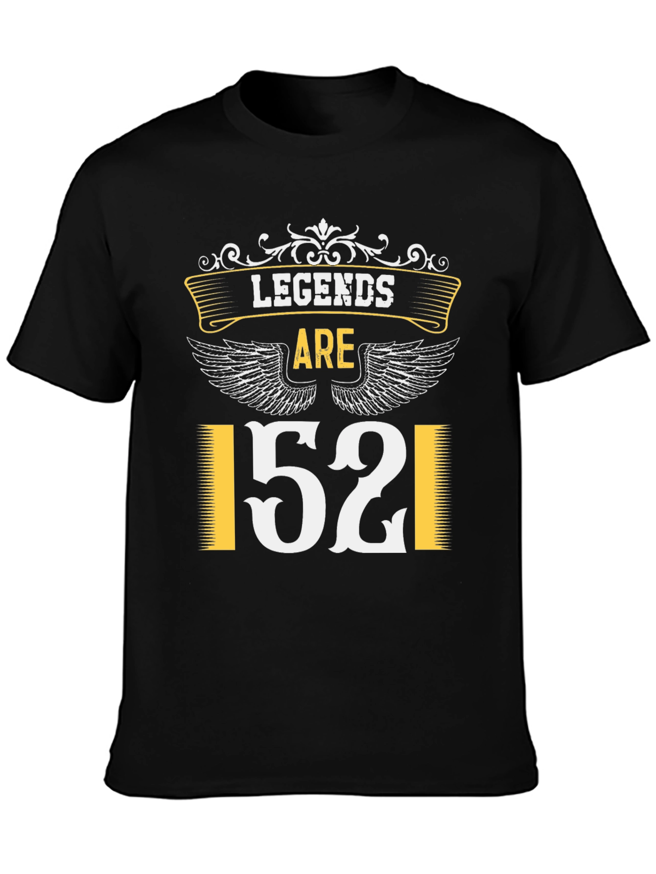Black Legends Are 52 T-Shirt view 3