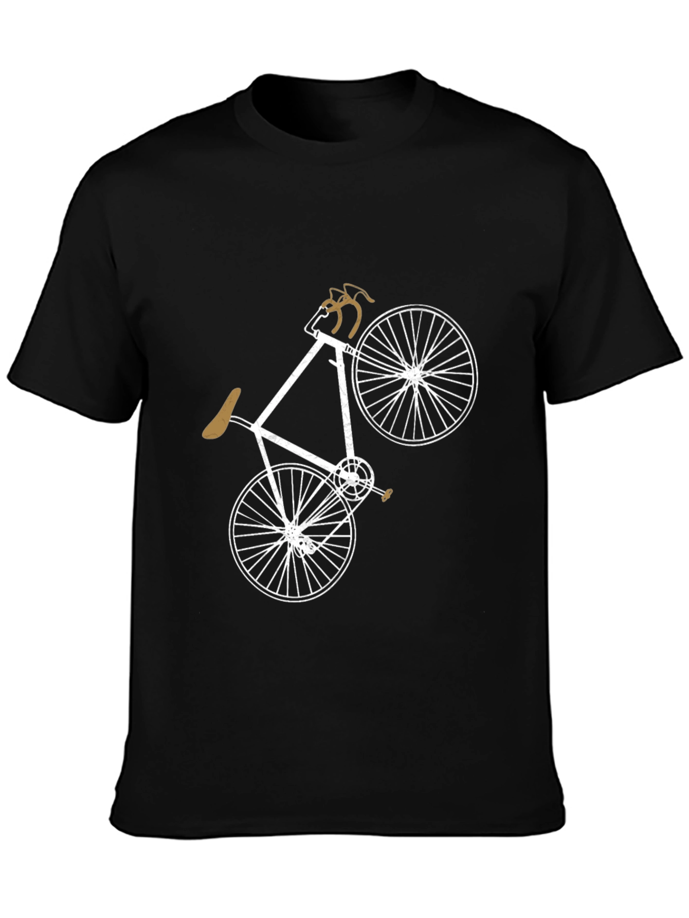 Black Classic Bike Graphic Tee - Stylish & Comfortable view 3