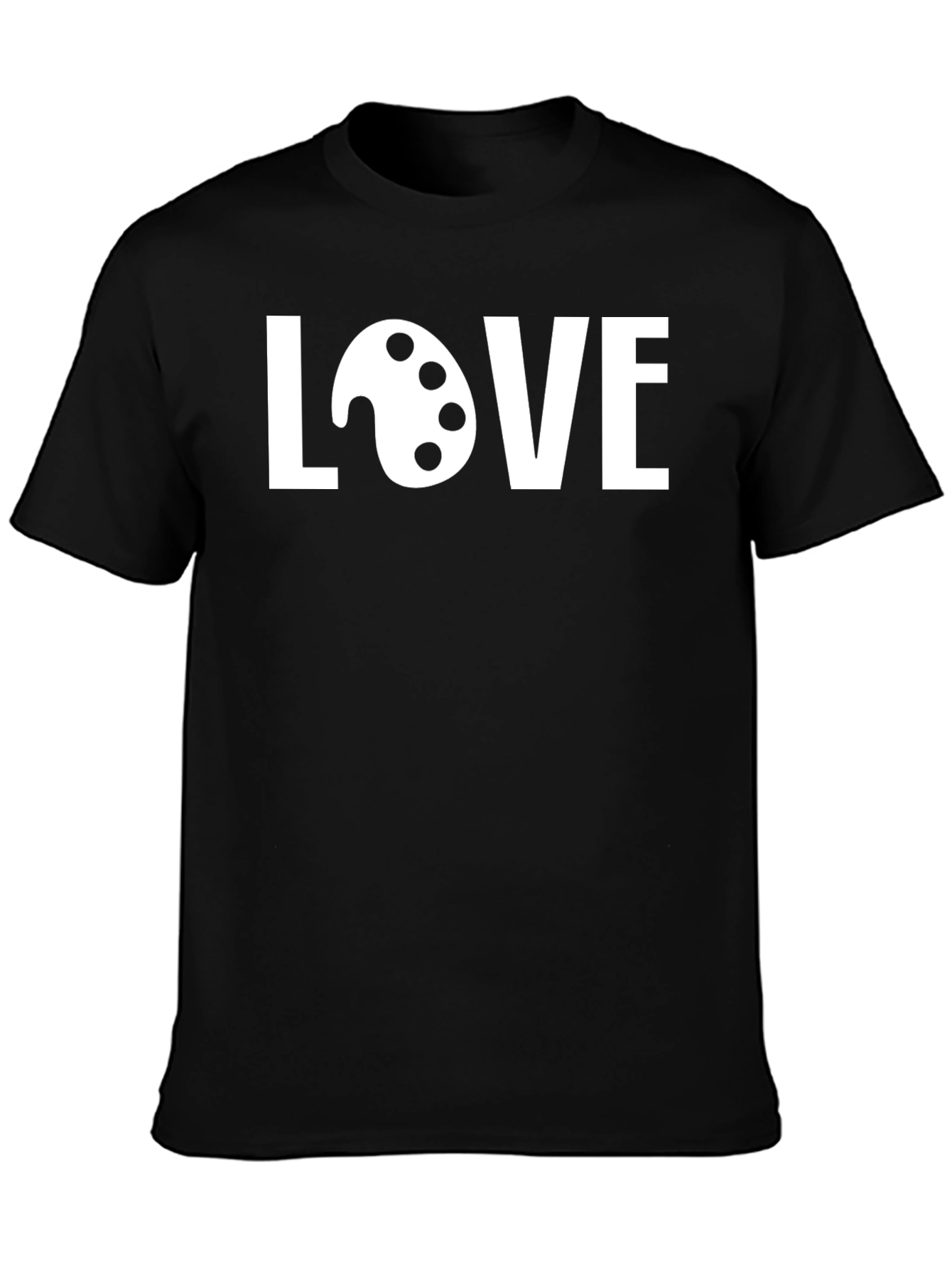 Black Painter's Love Graphic Tee view 3