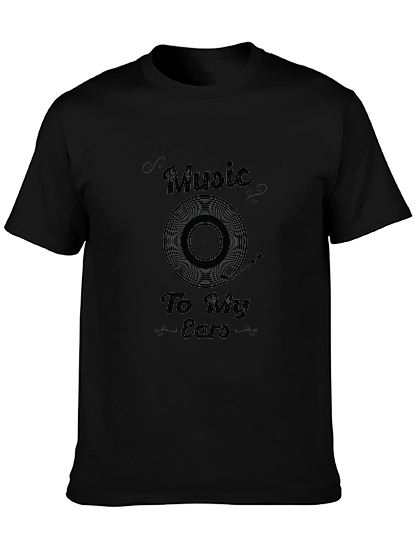 Black Music to My Ears Graphic Tee view 3