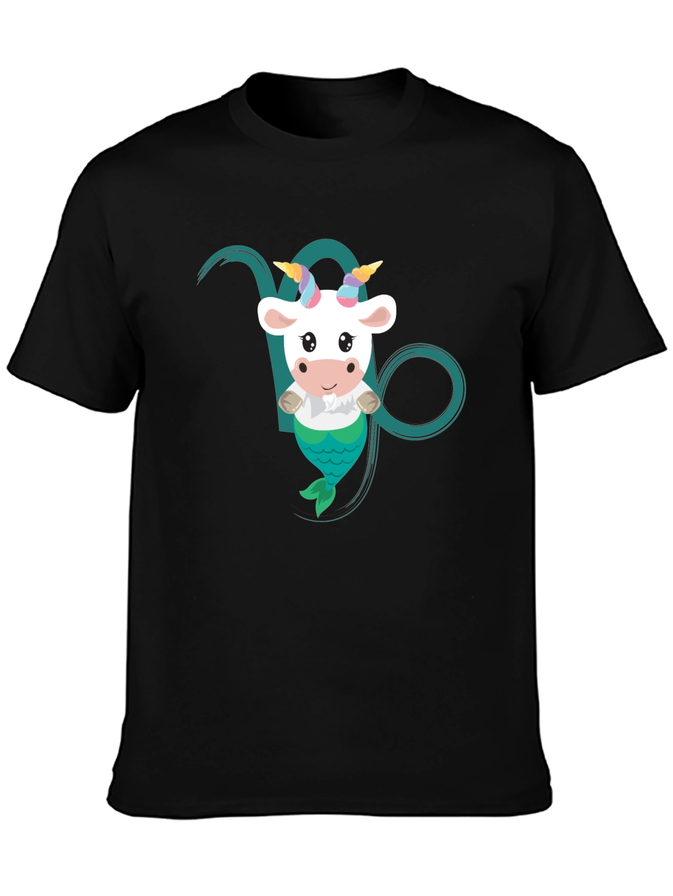 Capricorn Mermaid Goat T-Shirt - 3
