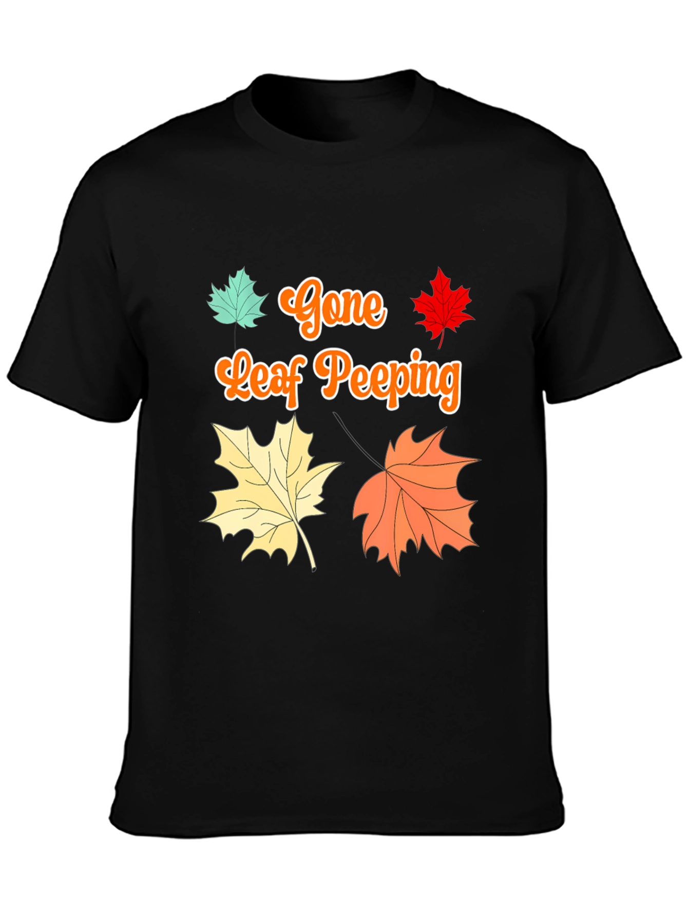 Gone Leaf Peeping T-Shirt Fall Autumn - 3